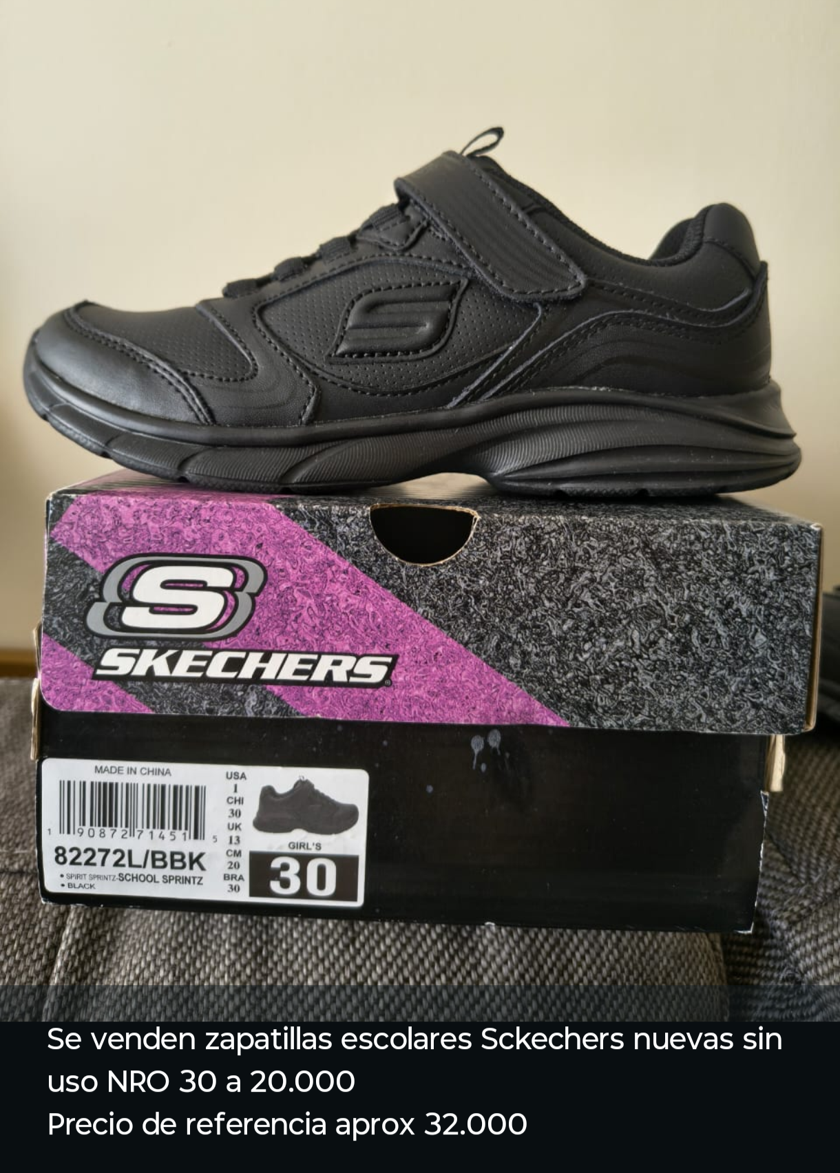 Zapatillas escolares Skechers nuevas - miniatura 1