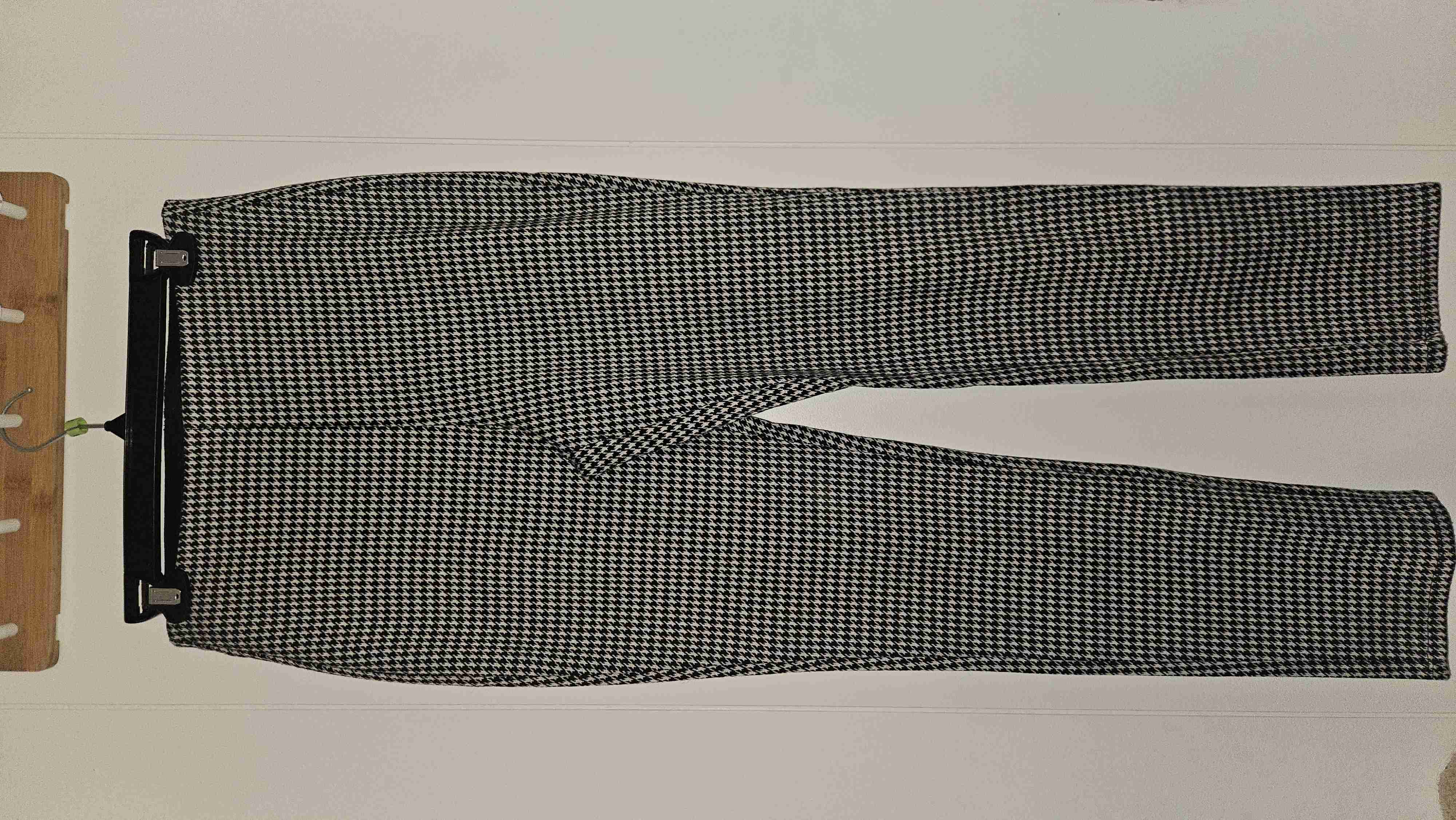 Pantalones estampado pied de poule - miniatura 1