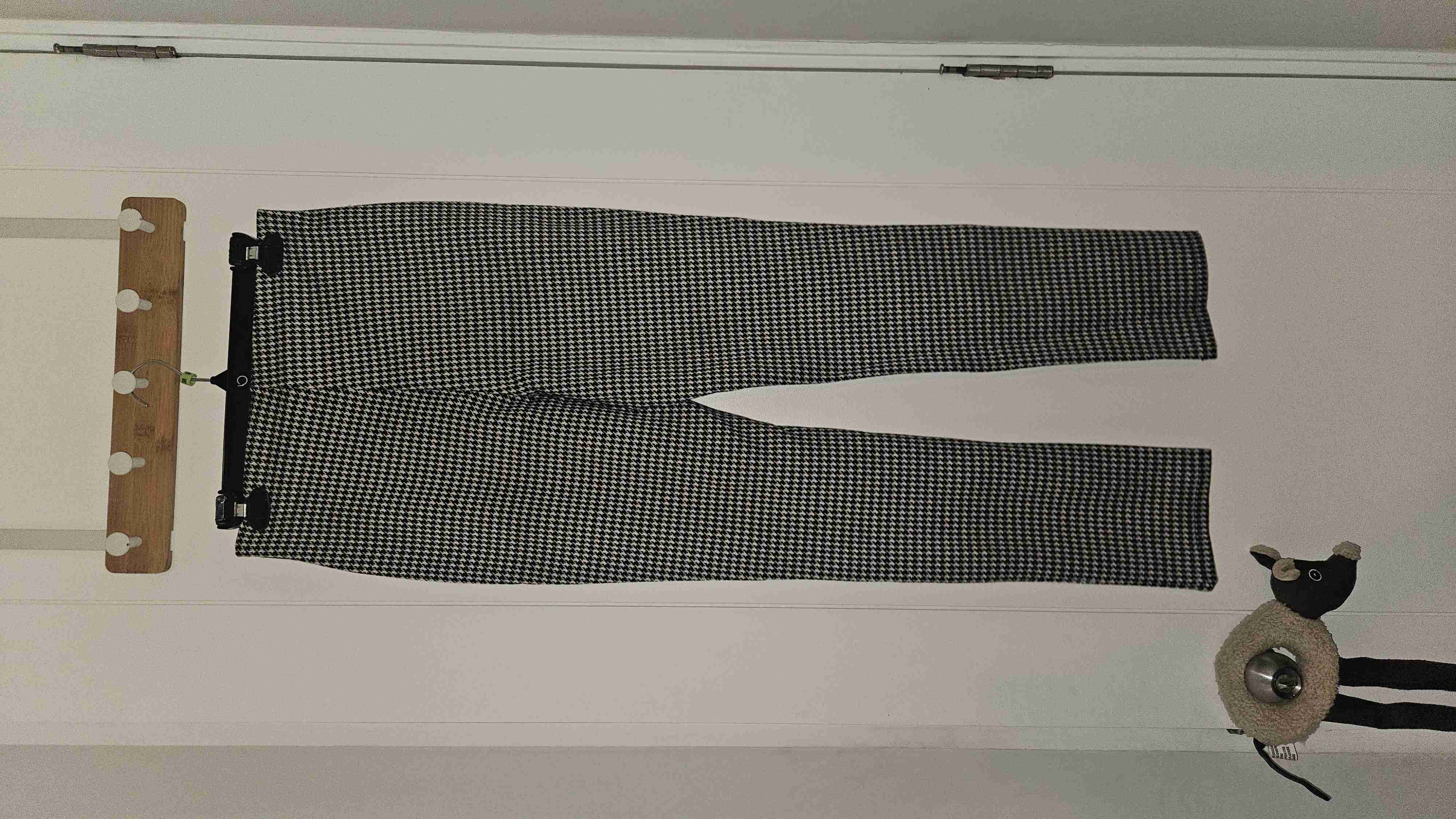 Pantalones estampado pied de poule - miniatura 2