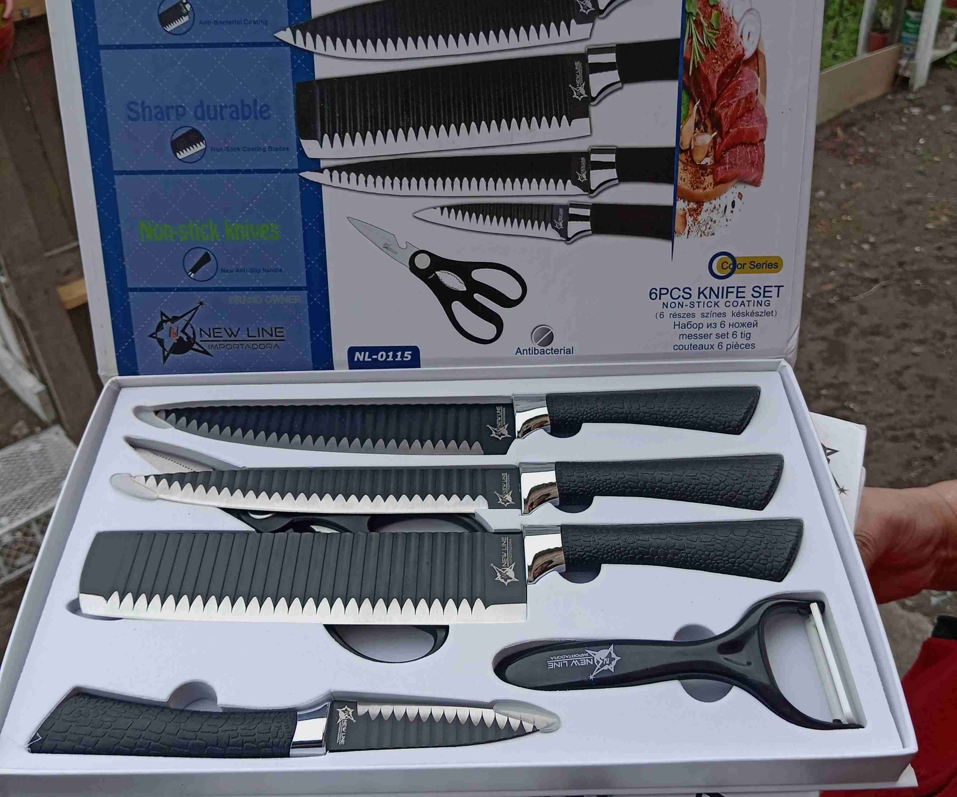 Set de cuchillos 6 piezas