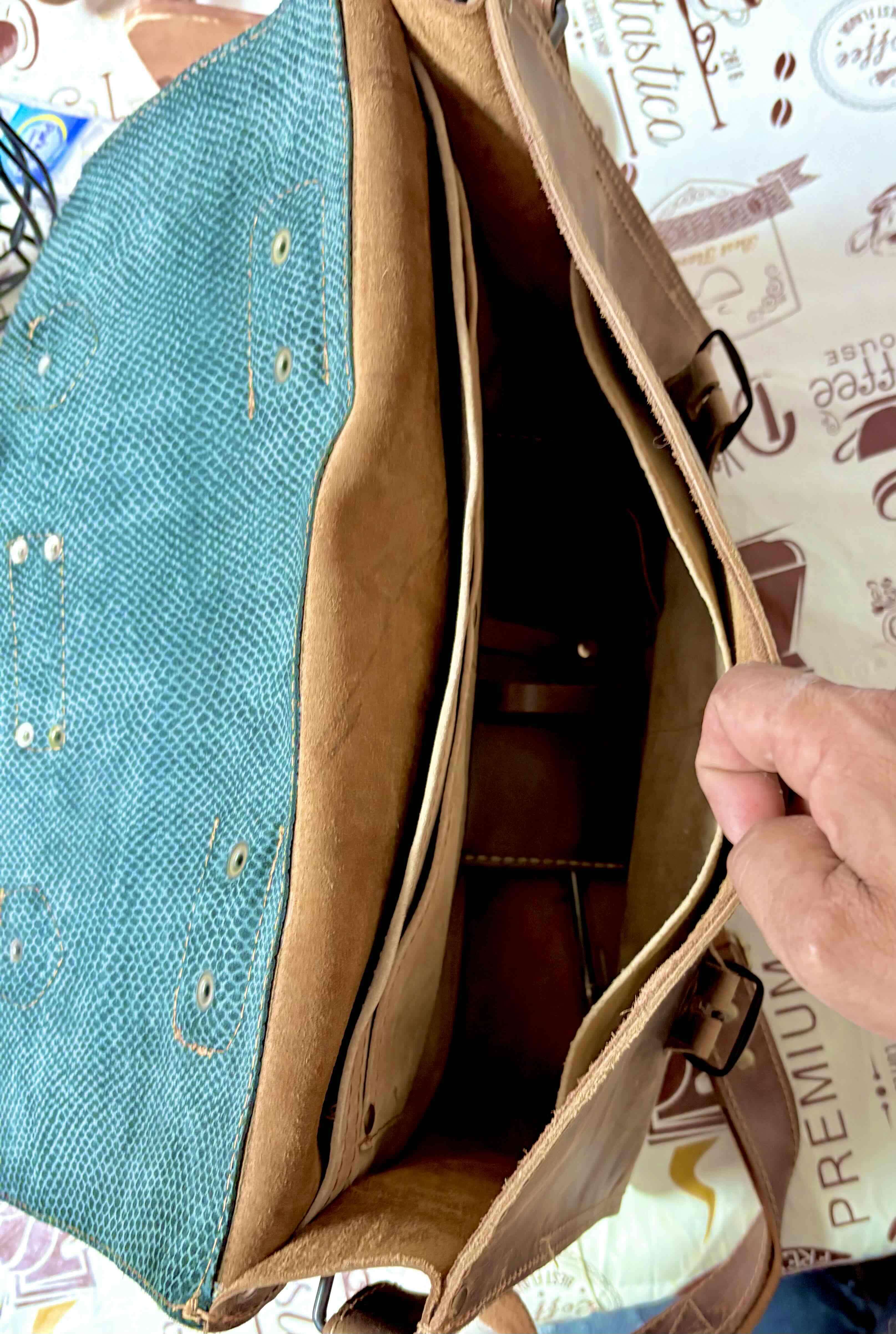 Maletín de cuero vintage - miniatura 2