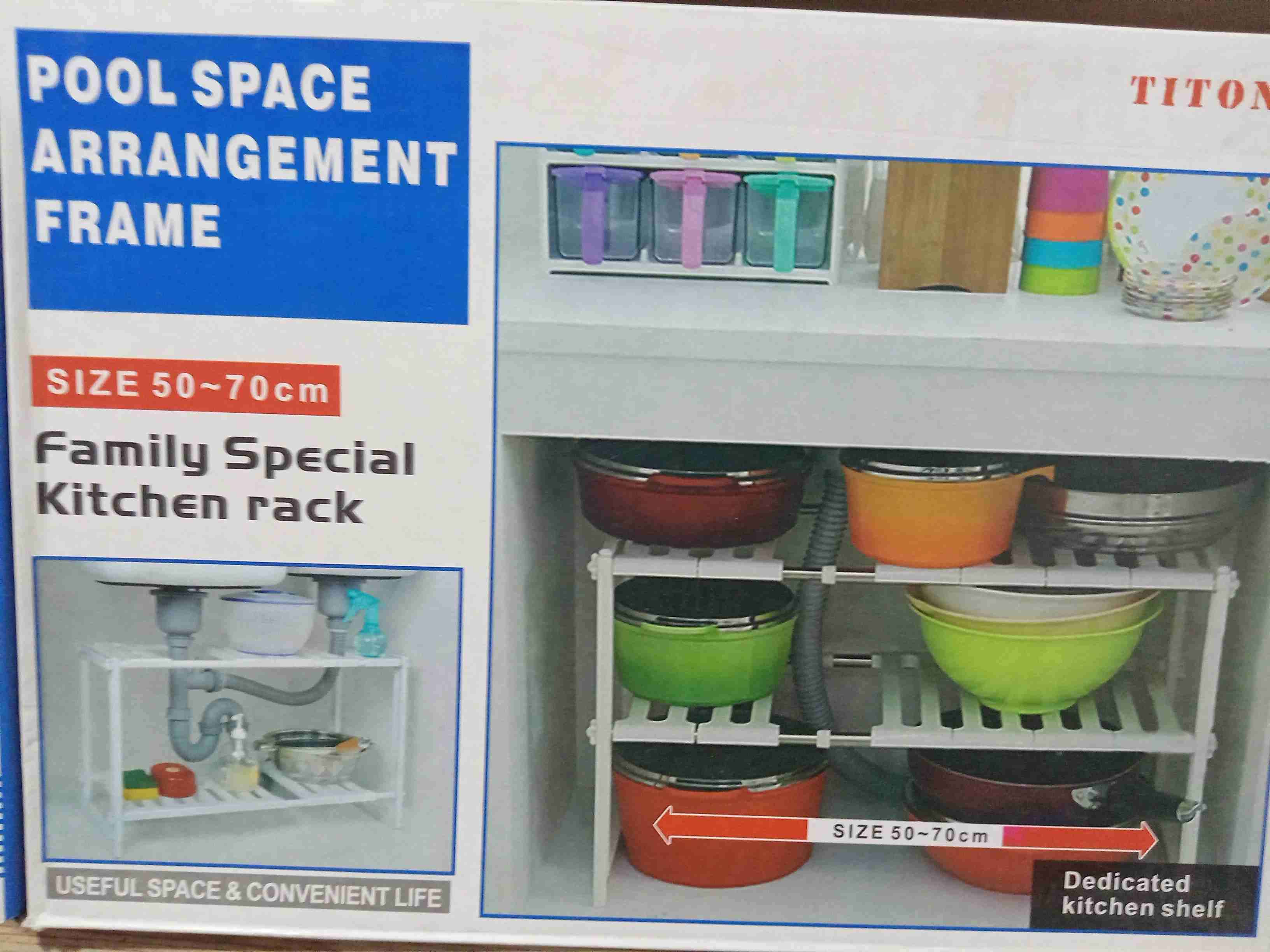 Estante ajustable de cocina