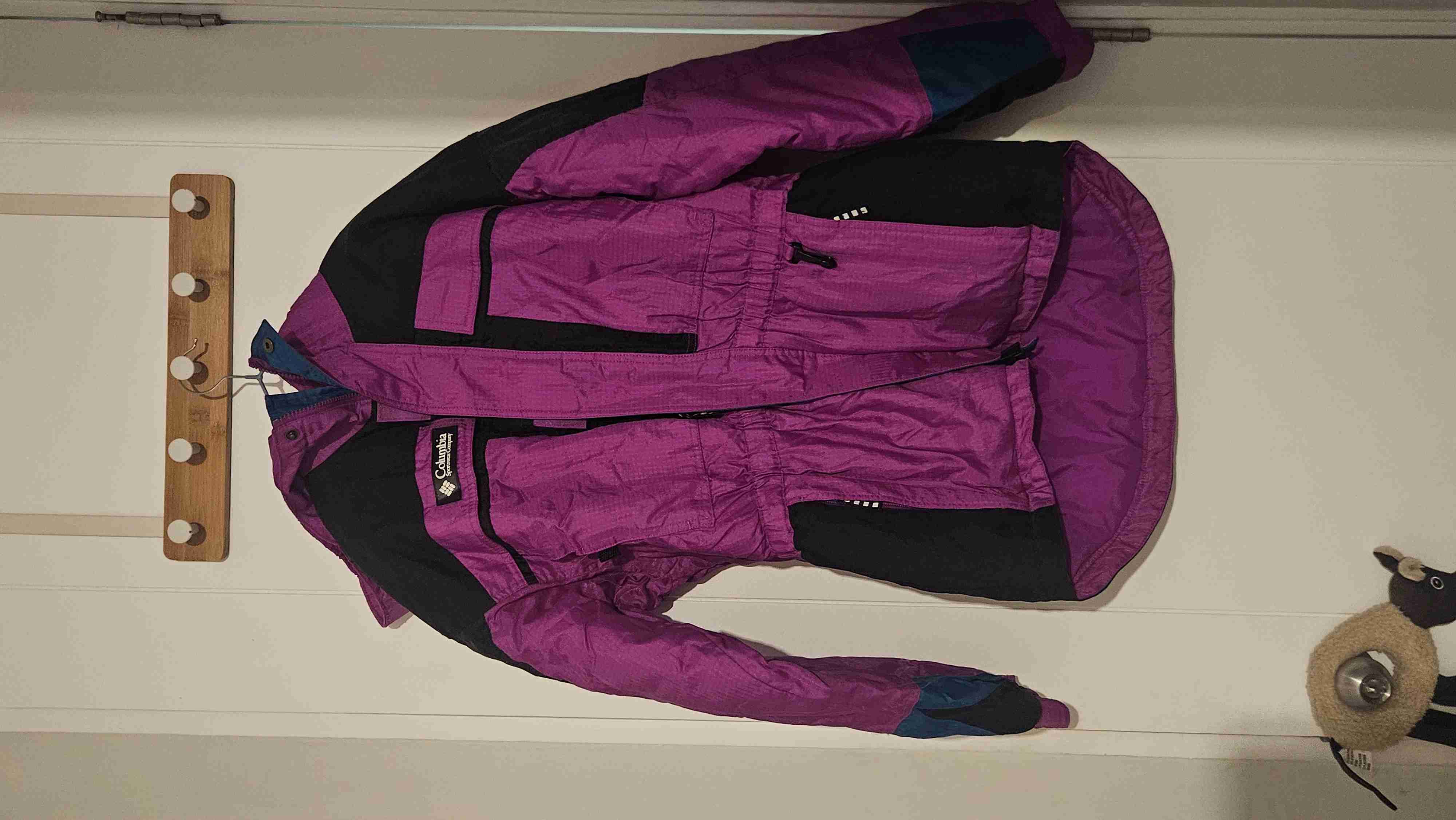 Cortavientos morado y negro - miniatura 2