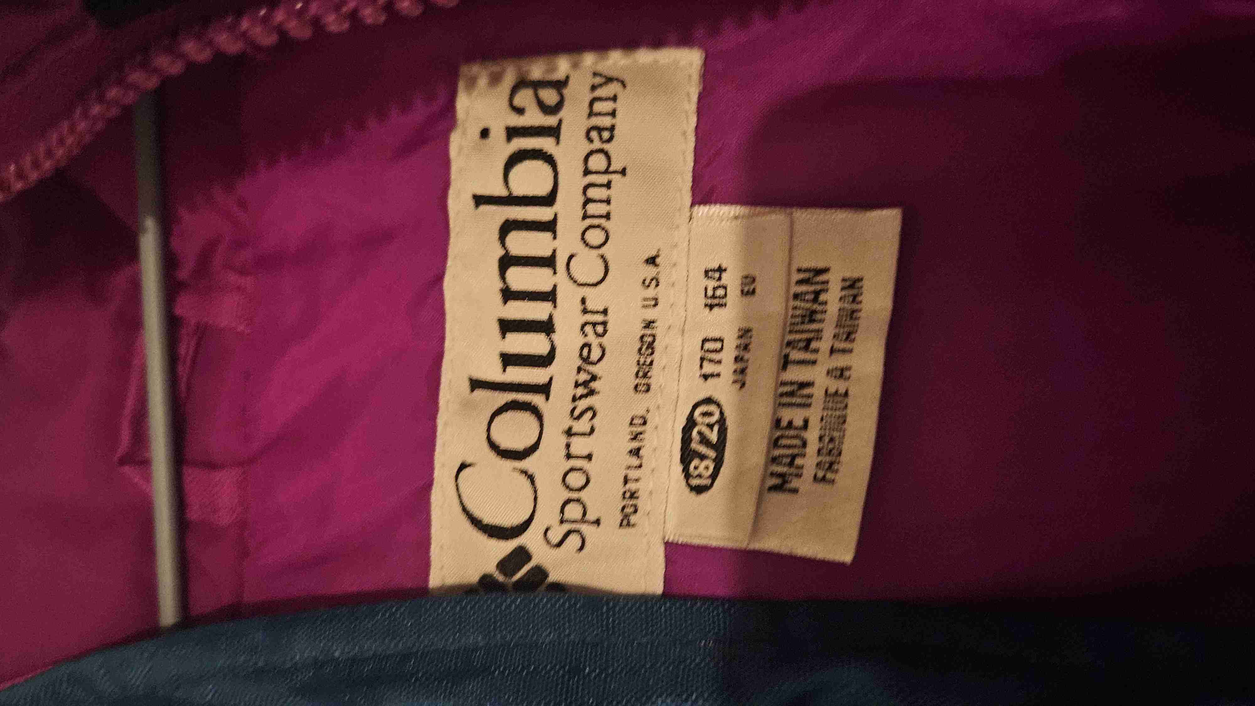 Cortavientos morado y negro - miniatura 3