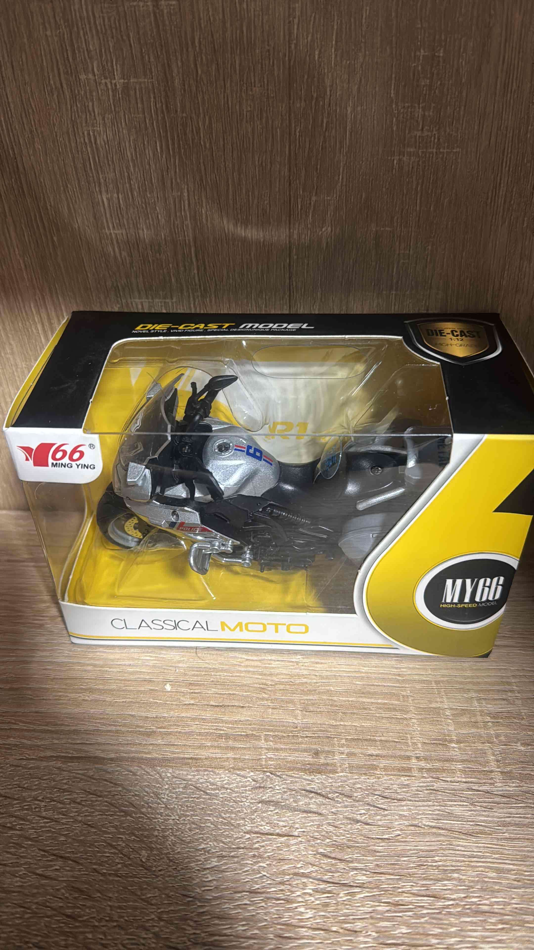 Miniatura moto policía metal - miniatura 3