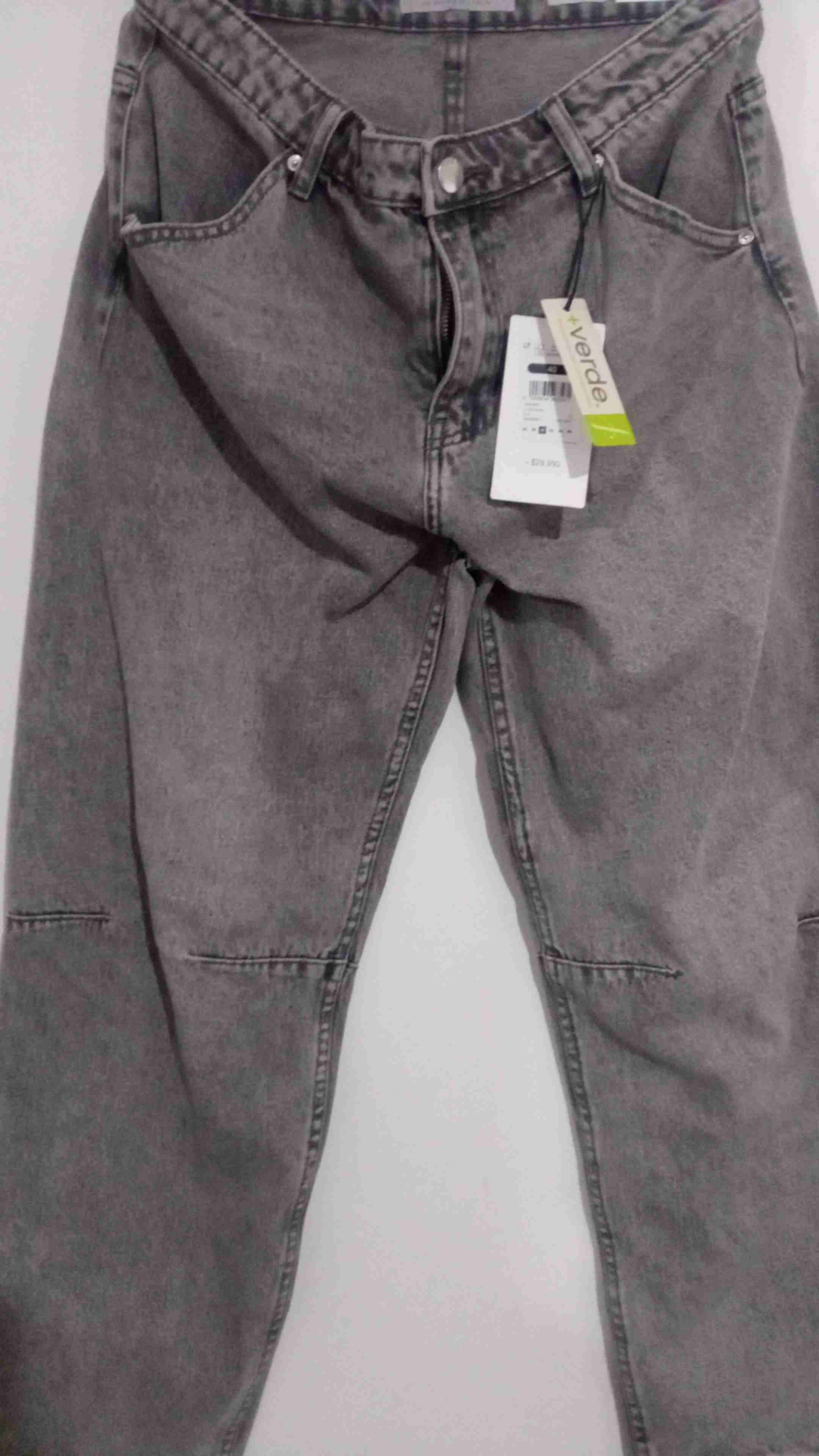 Jeans Baggy gris - miniatura 4