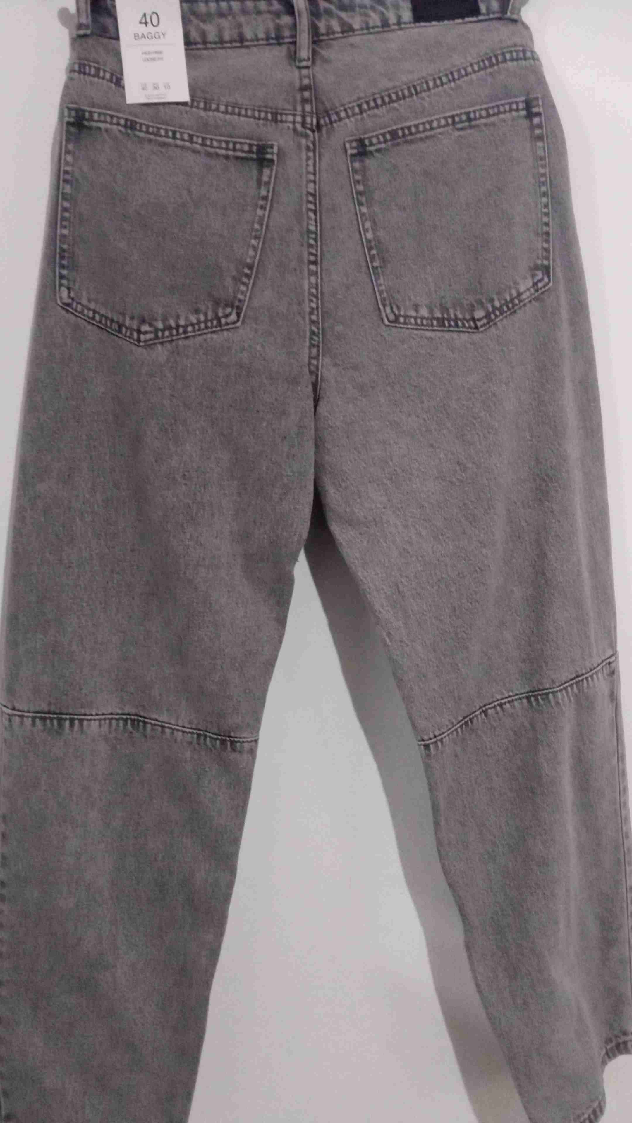 Jeans Baggy gris - miniatura 5