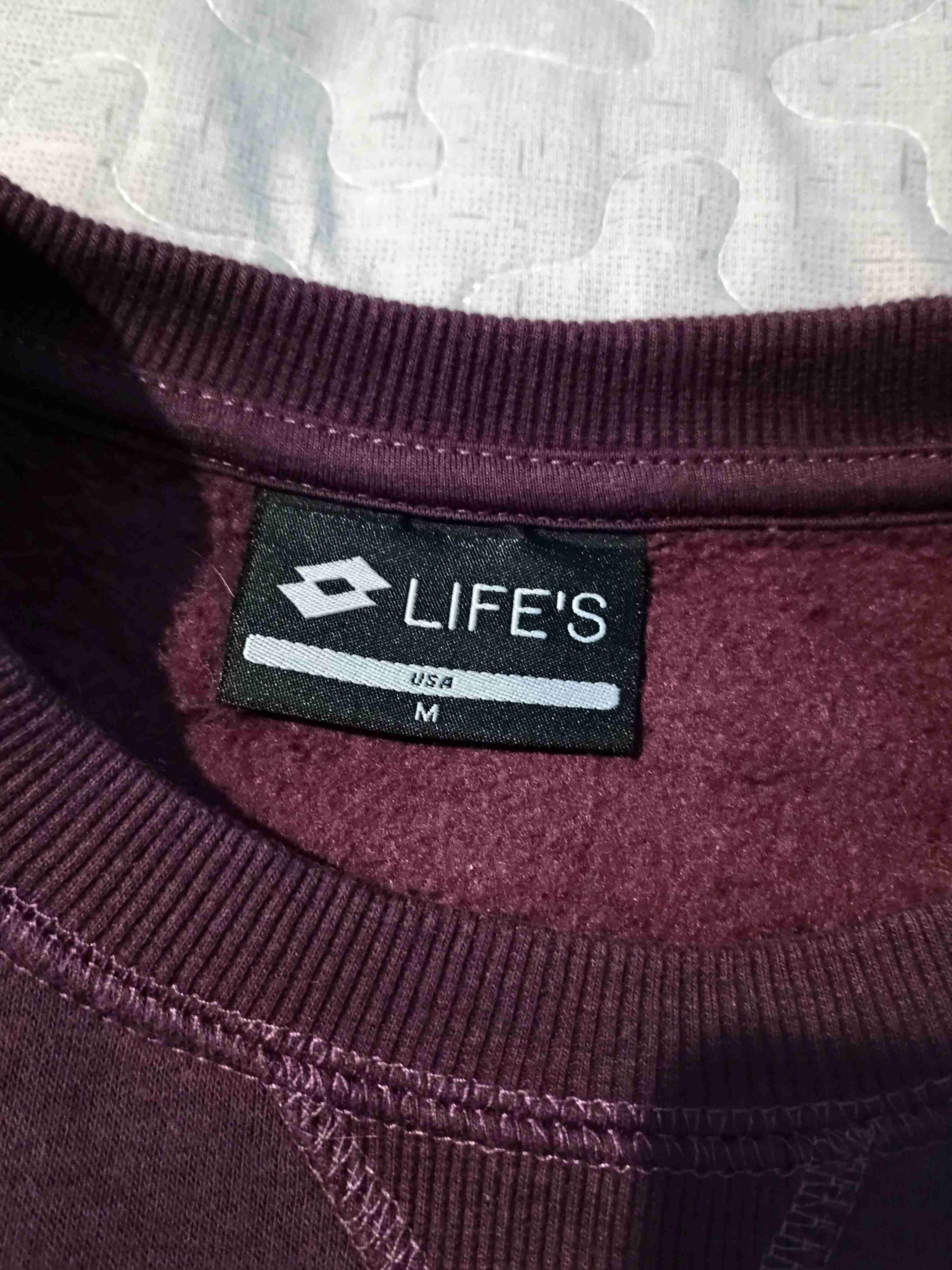 Polerón burdeo con logo pequeño - miniatura 4