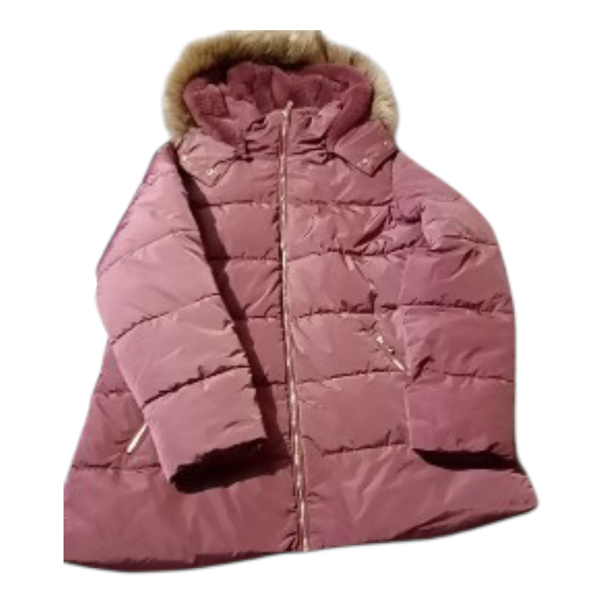 Chaqueta acolchada rosa - miniatura 1