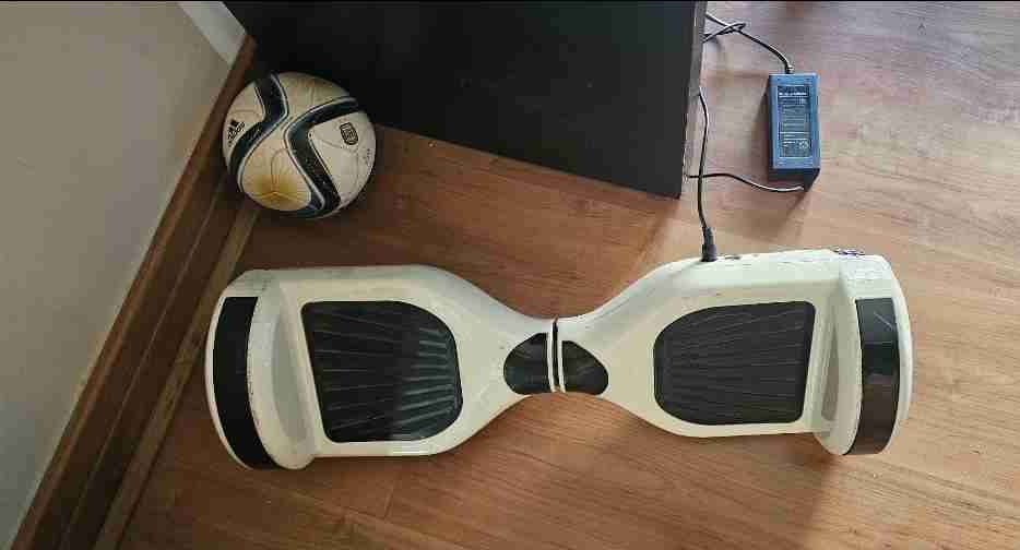 Hoverboard eléctrico blanco LED - miniatura 2