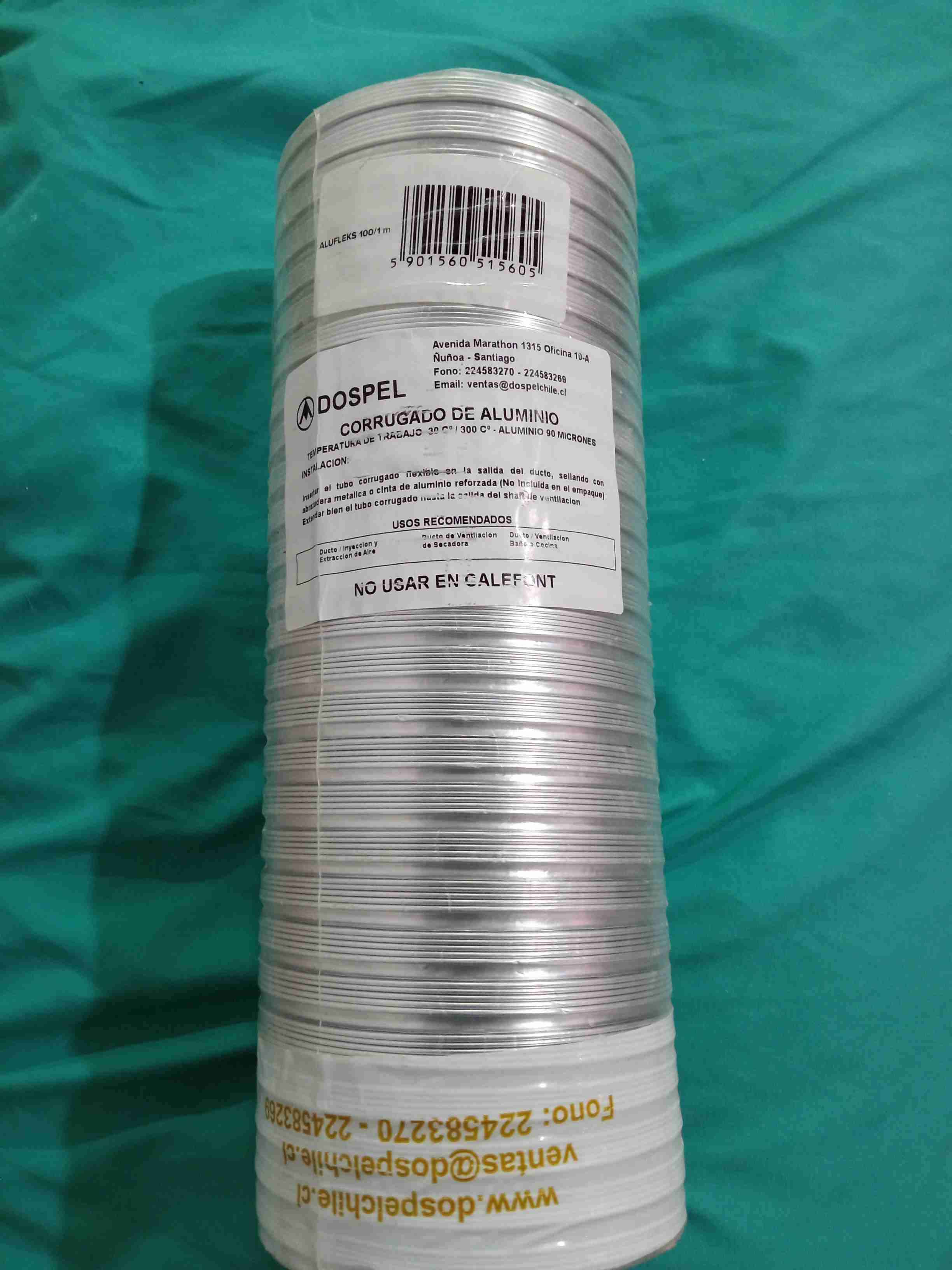 Tubo corrugado de aluminio Dospel - miniatura 2