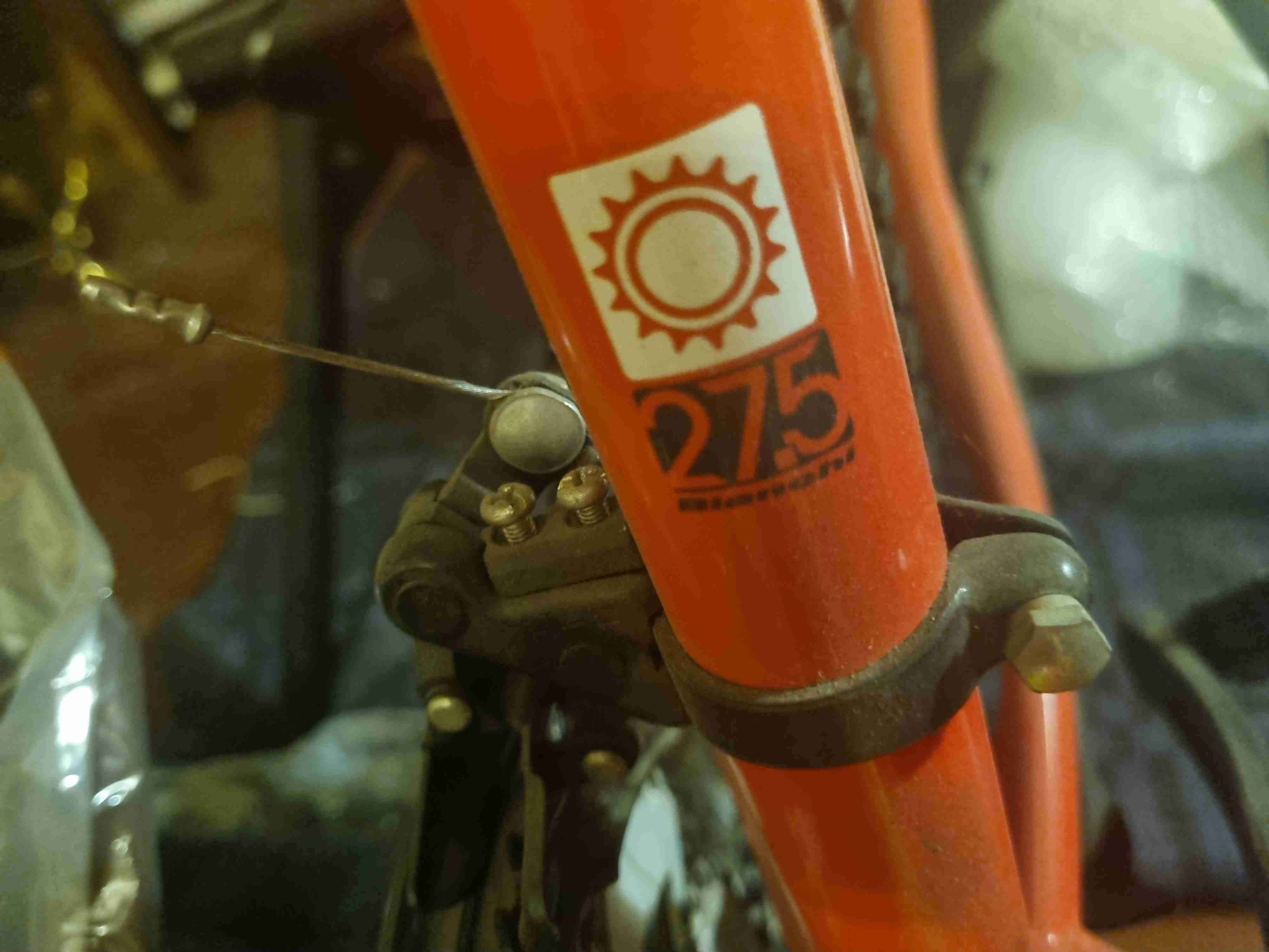 Bicicleta Bianchi roja mountain bike y rodillo - miniatura 4