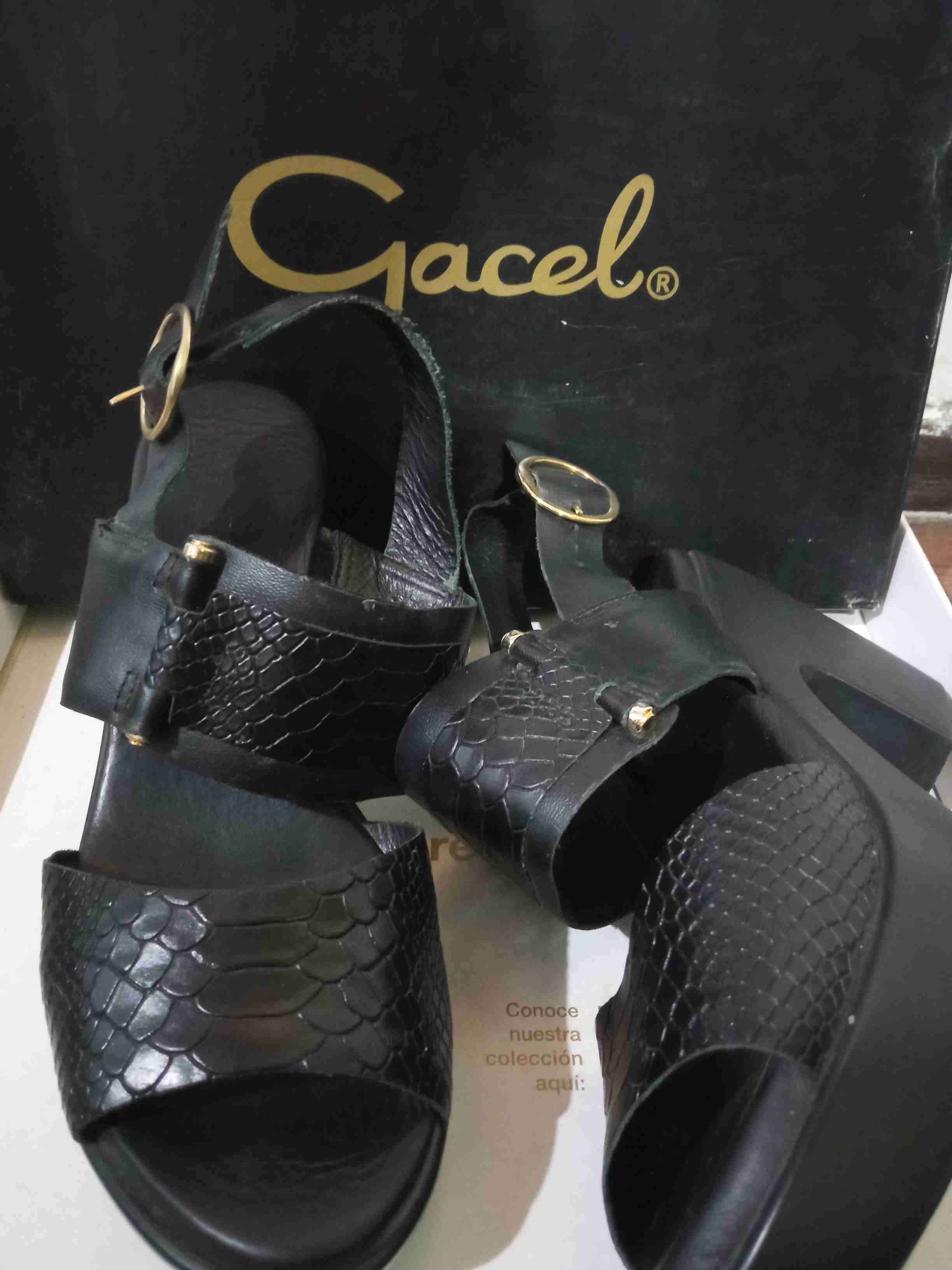 Chalas de fiesta negras de plataforma - miniatura 1