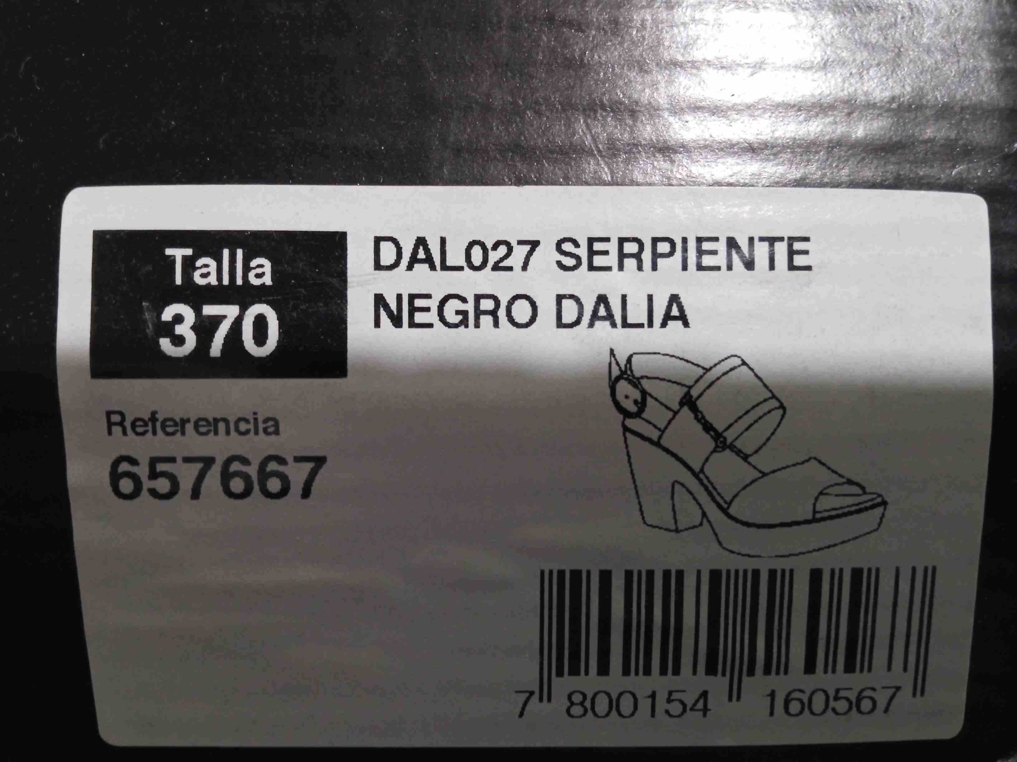 Chalas de fiesta negras de plataforma - miniatura 4