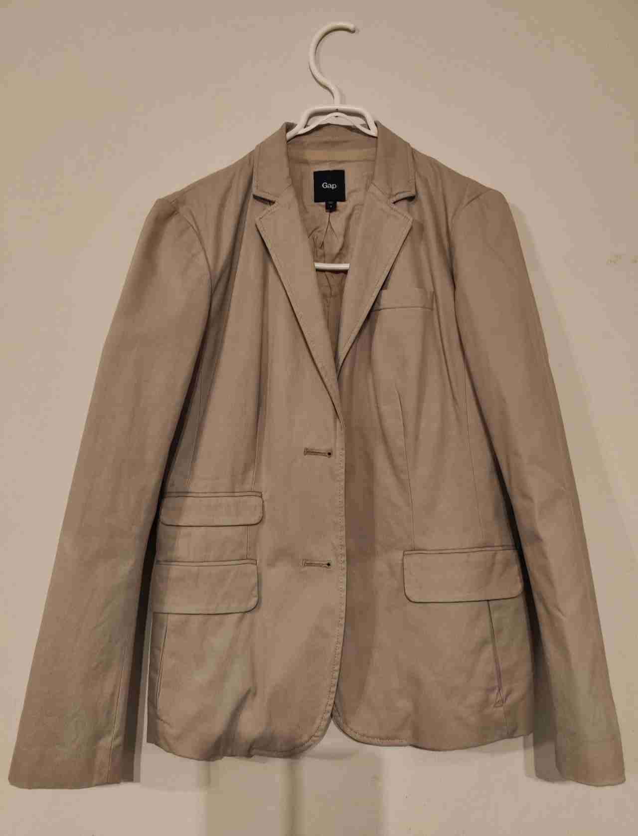Blazer beige mujer Gap