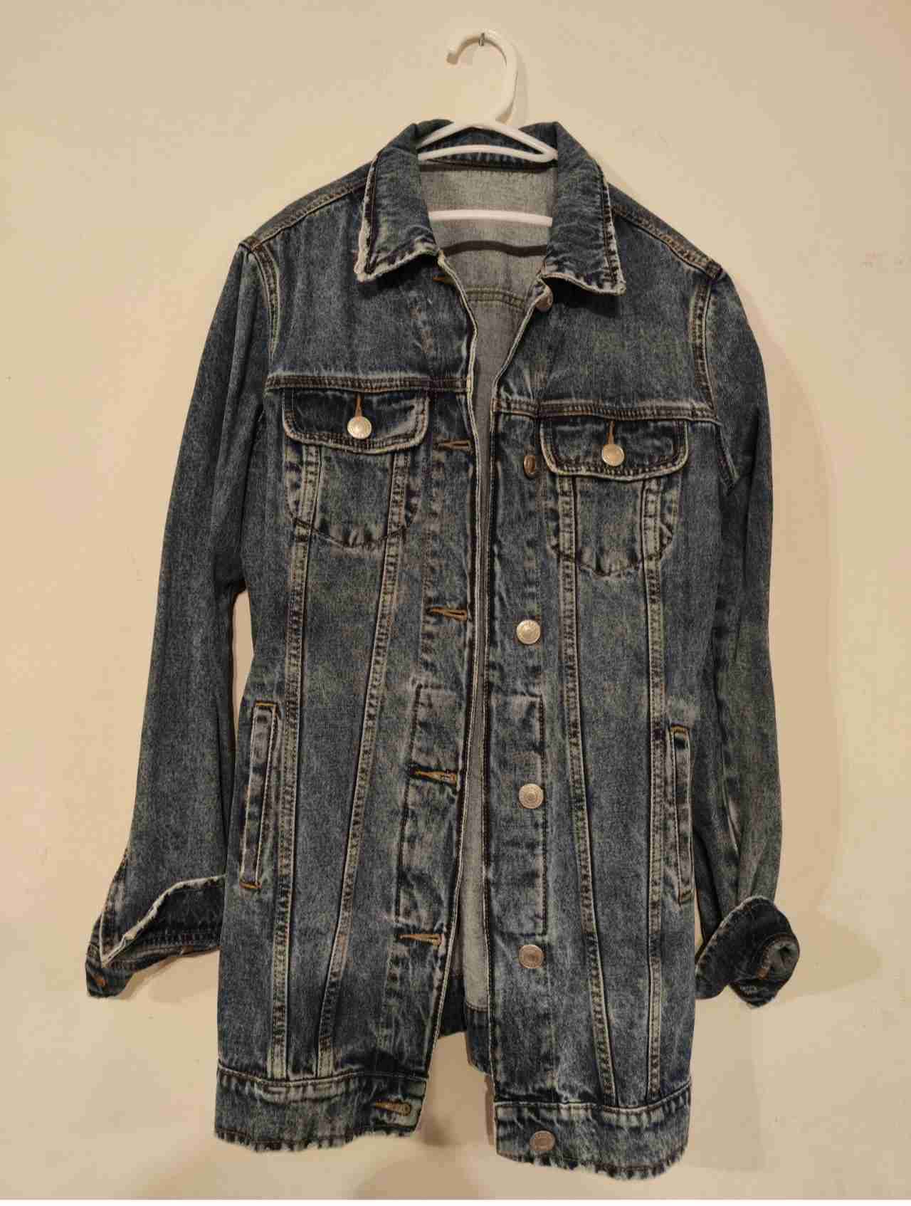 Chaqueta de mezclilla azul