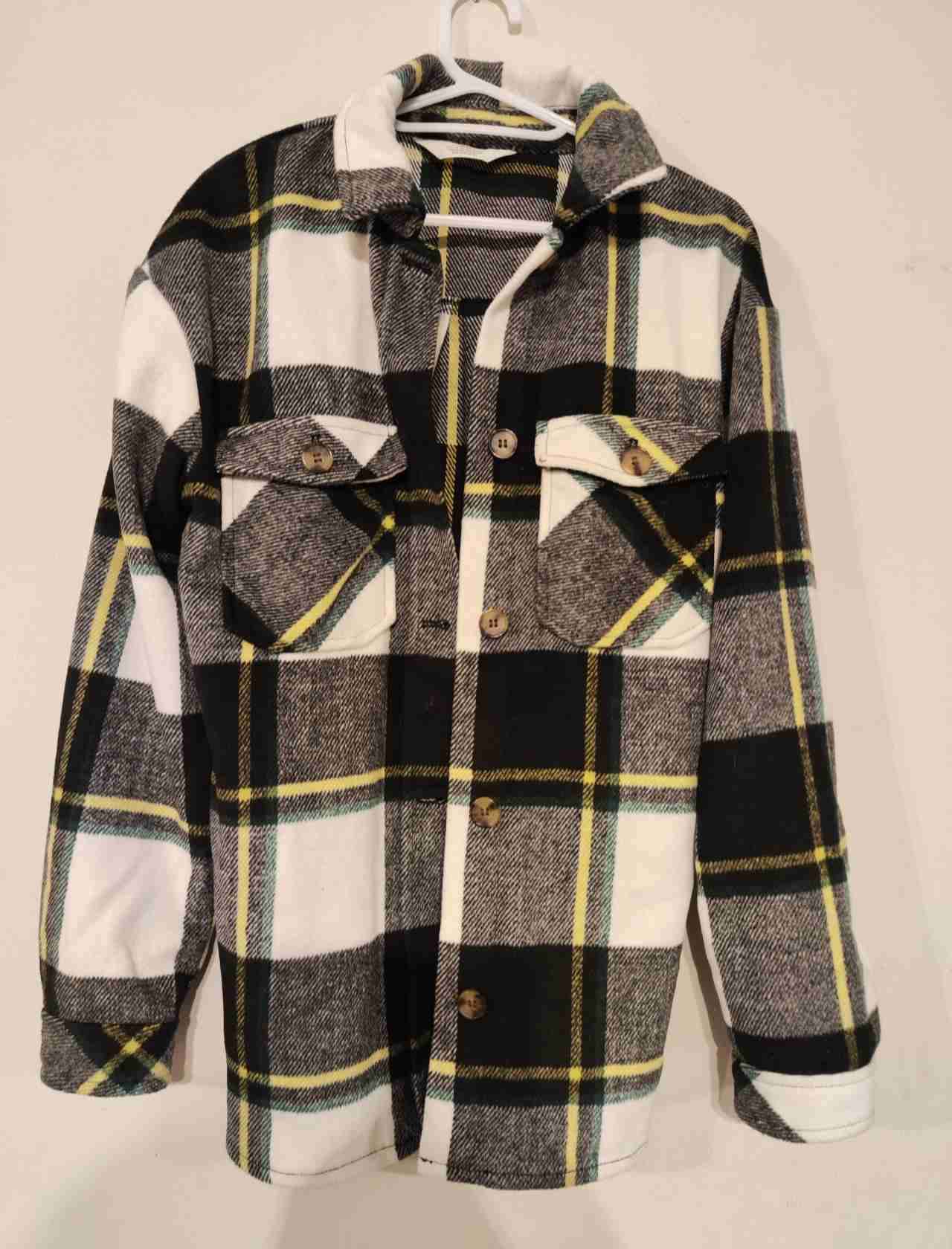 Chaqueta de franela a cuadros