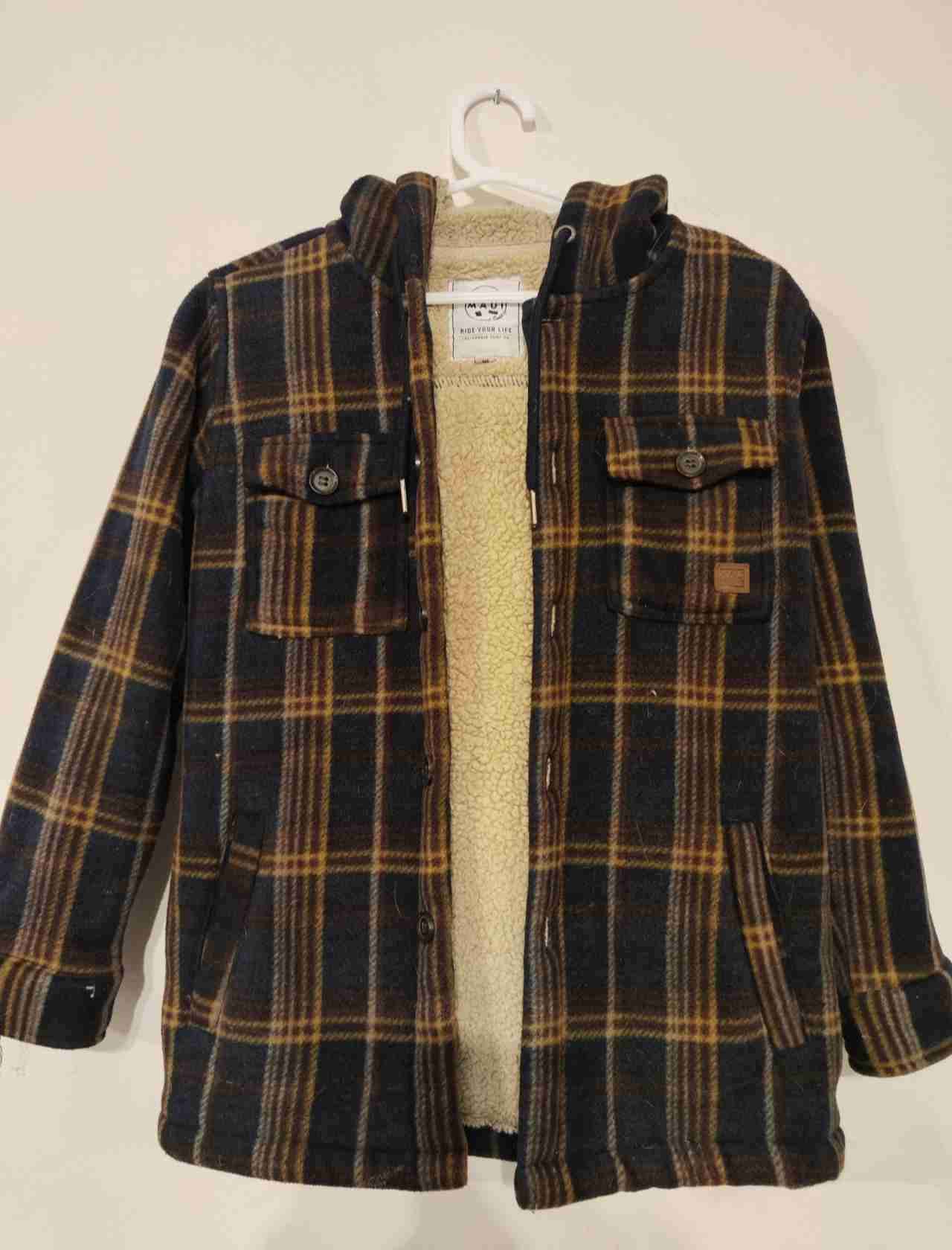 Chaqueta de franela a cuadros - miniatura 2