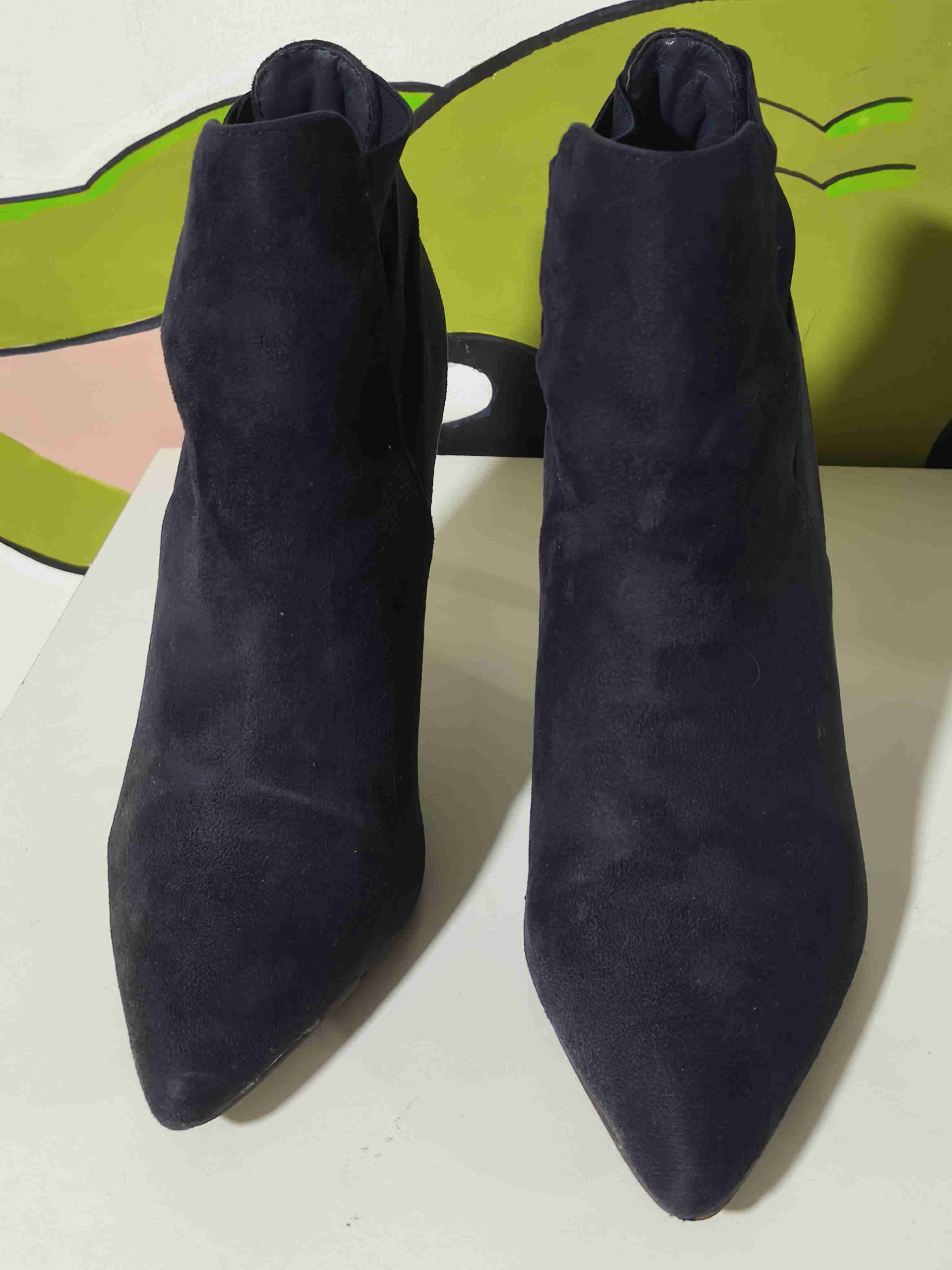 Botines de gamuza azul oscuro - miniatura 1