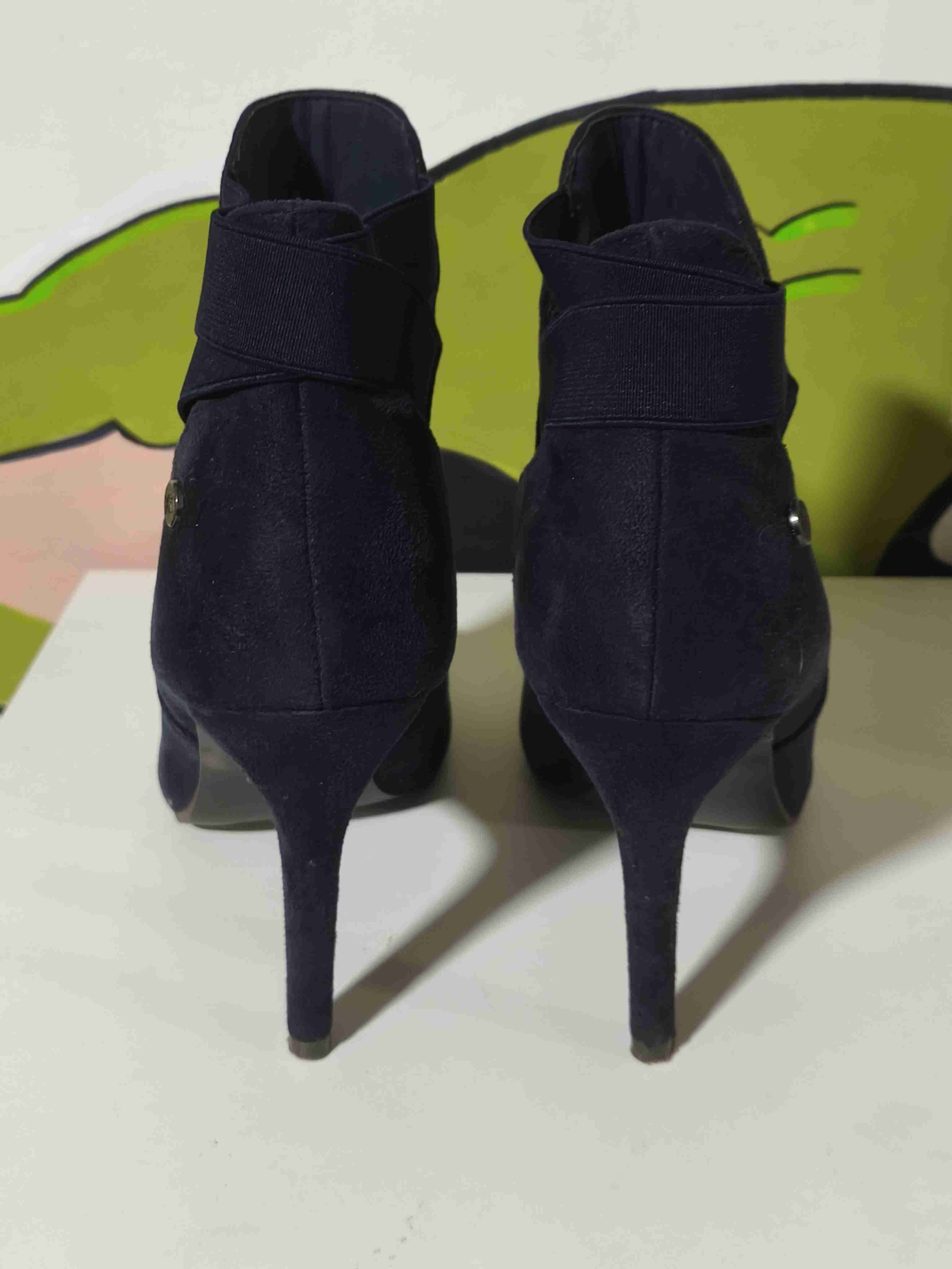 Botines de gamuza azul oscuro - miniatura 3