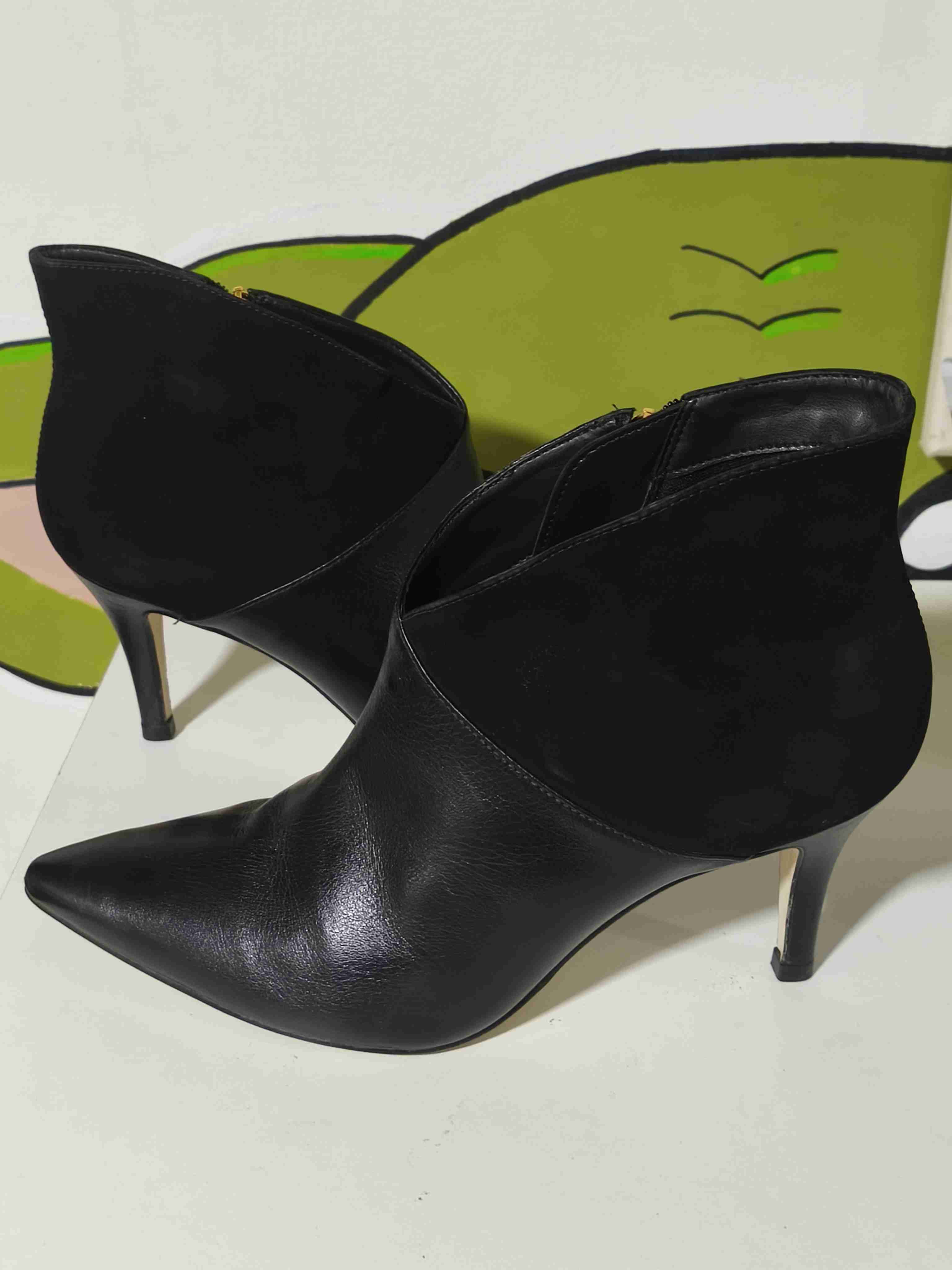 Botines de cuero negro - miniatura 2