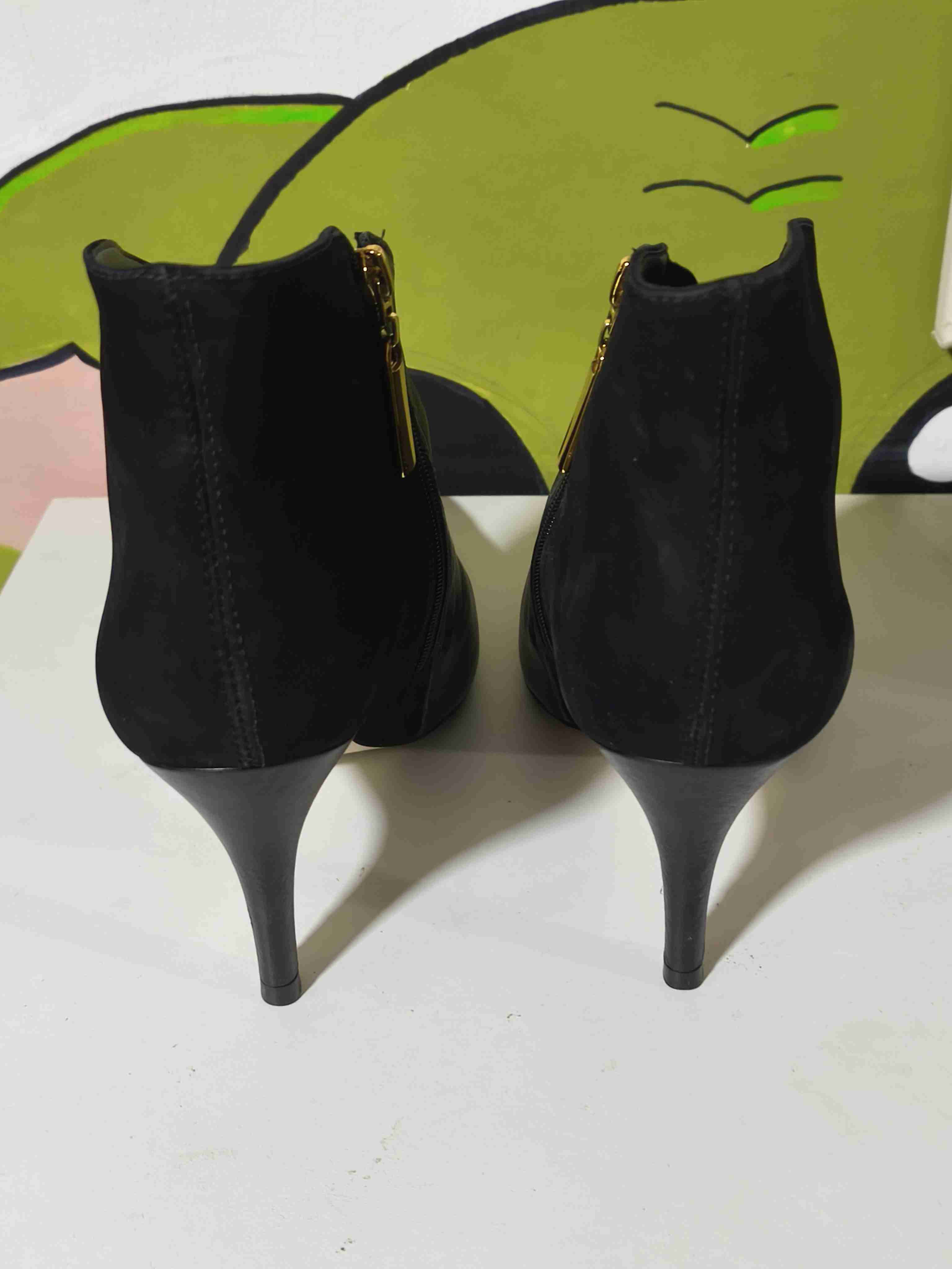 Botines de cuero negro - miniatura 4