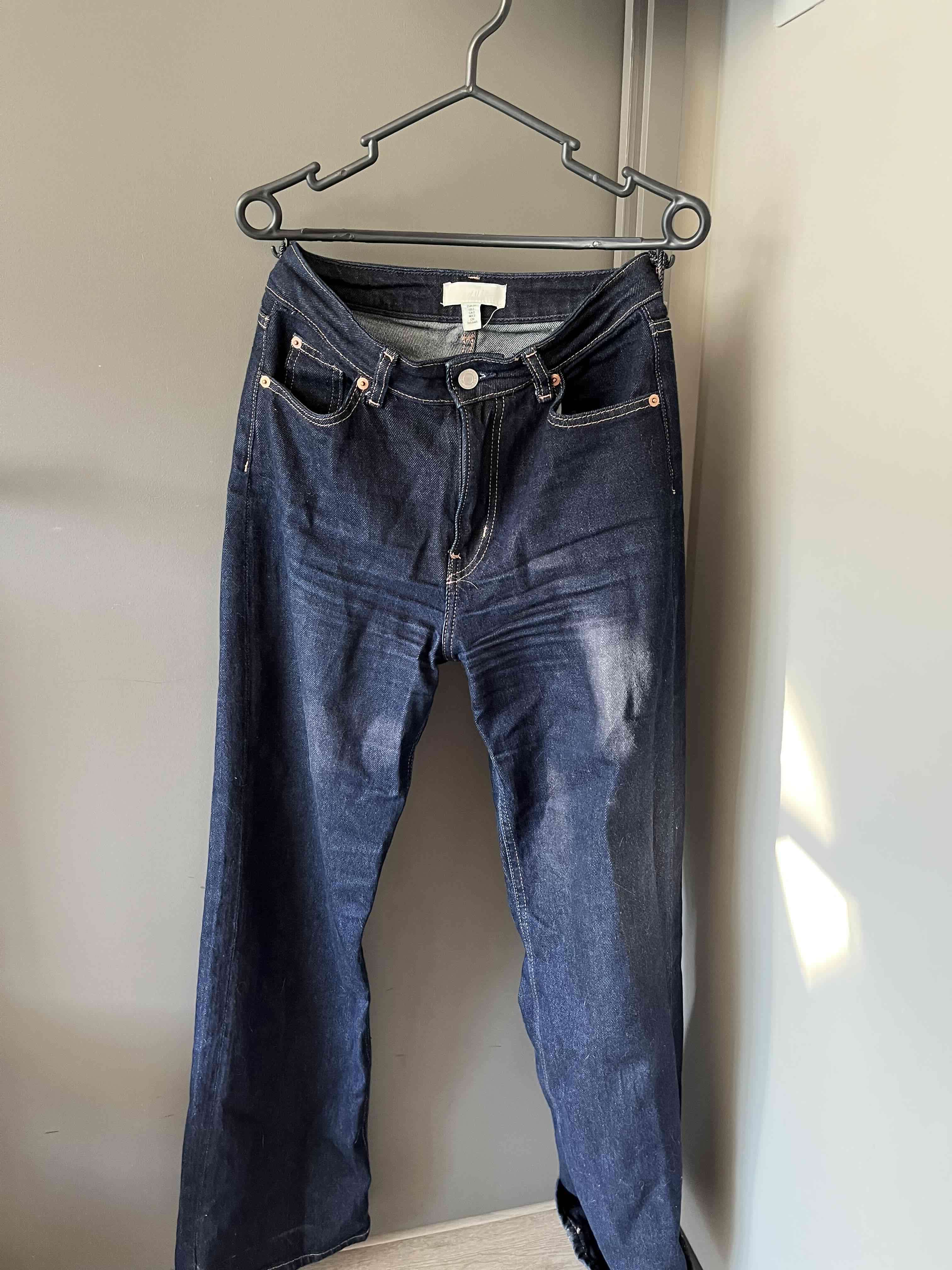 Jeans azul tiro alto - miniatura 1