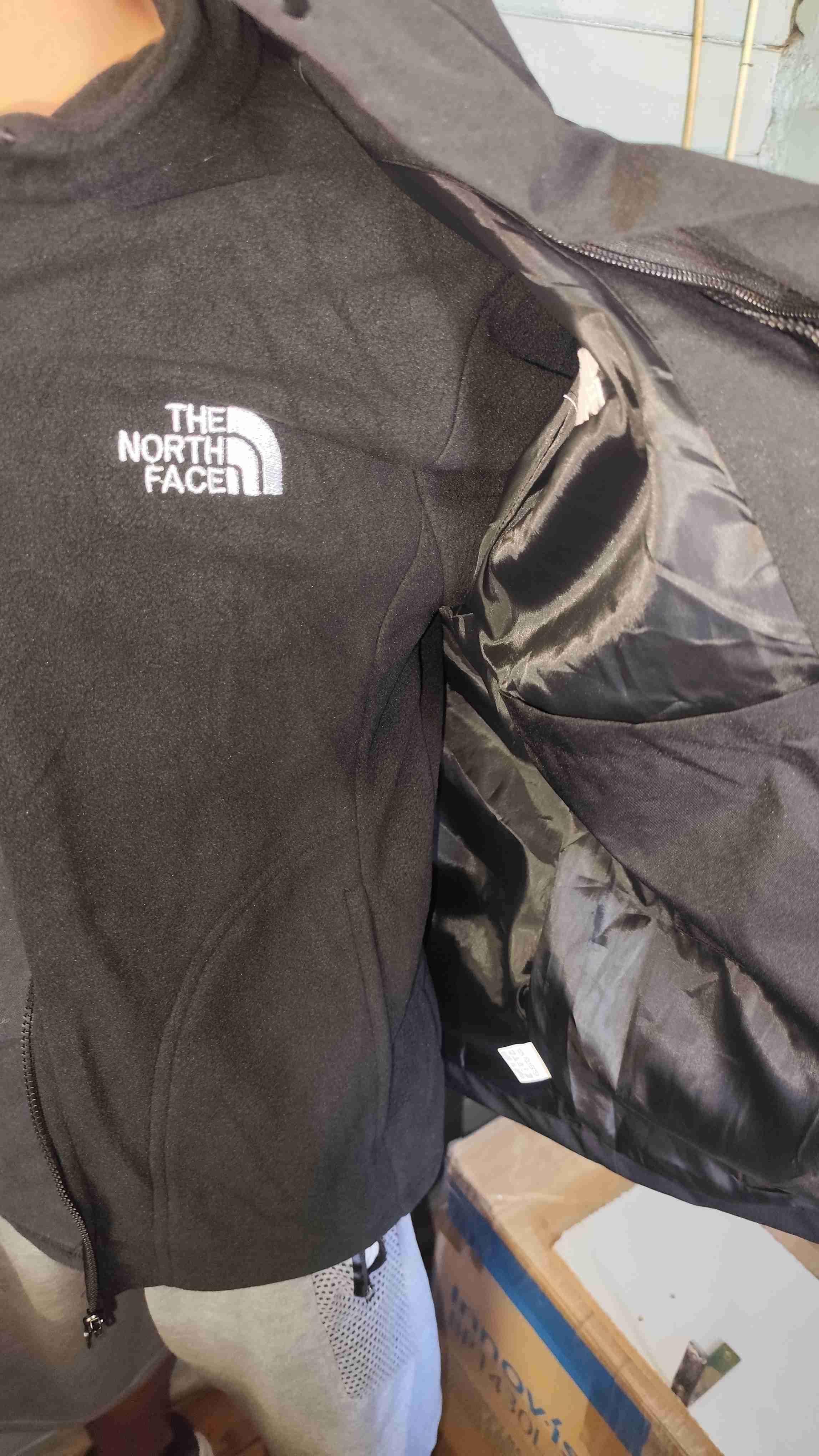 Chaqueta impermeable azul The North Face - miniatura 2