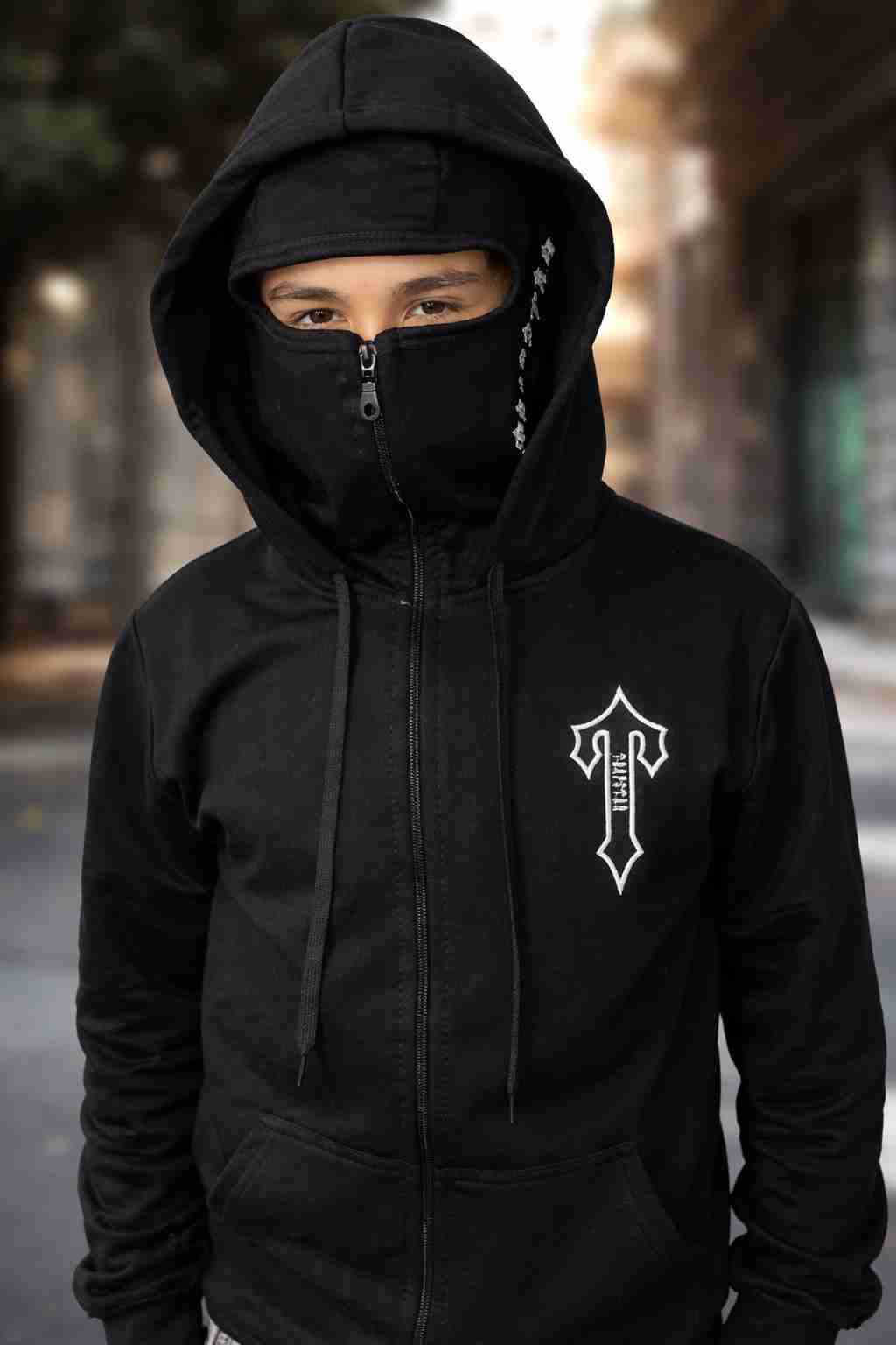 POLERON BALACLAVA NEGRO - miniatura 2