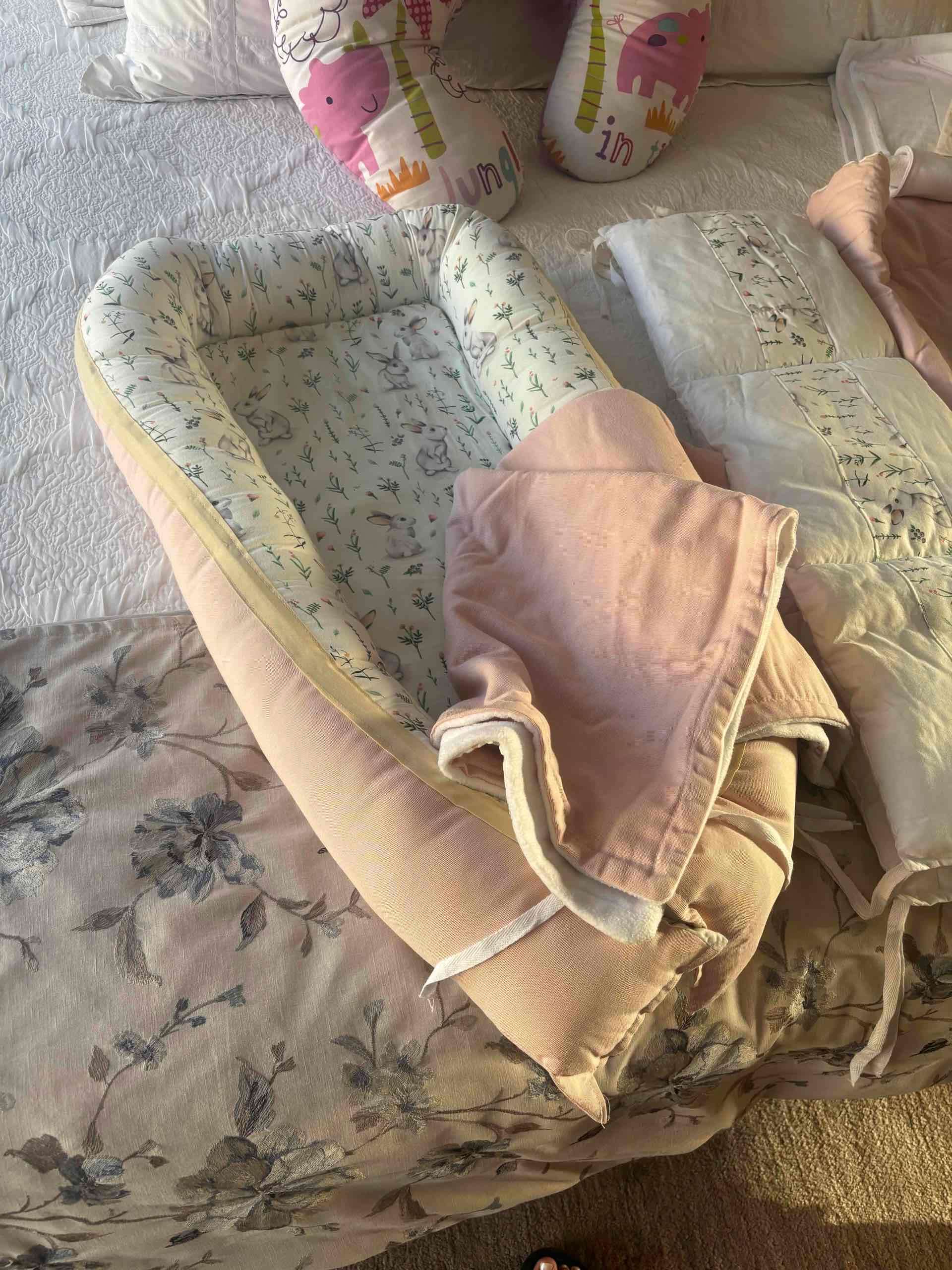 Nido para bebé estampado + frasada