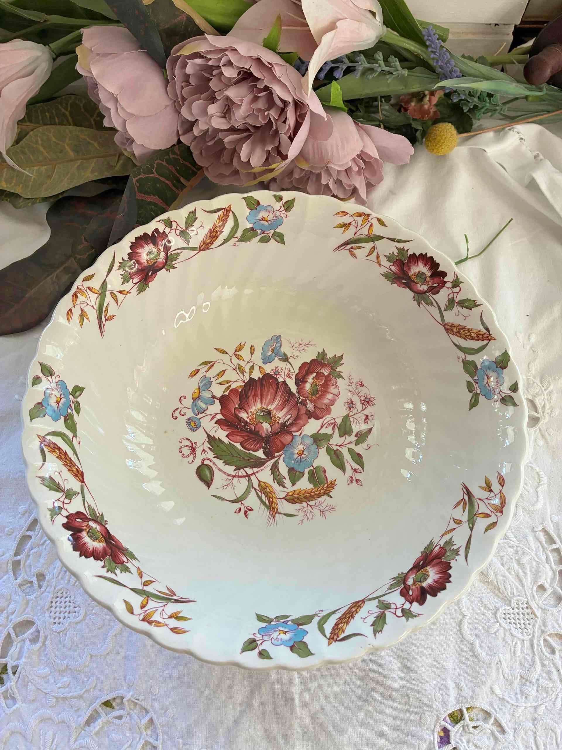 Fuente inglesa de loza irestone - miniatura 1