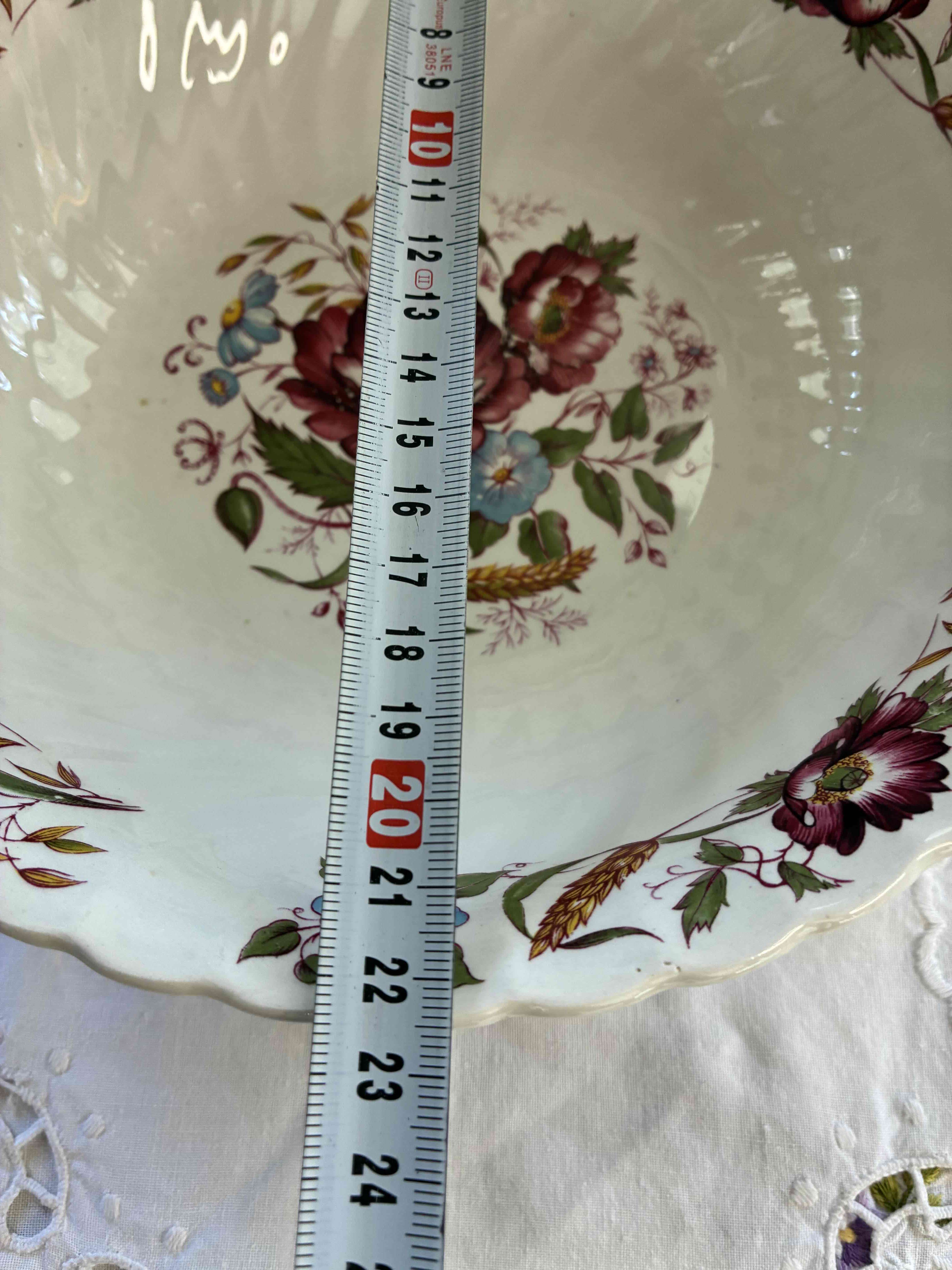 Fuente inglesa de loza irestone - miniatura 2