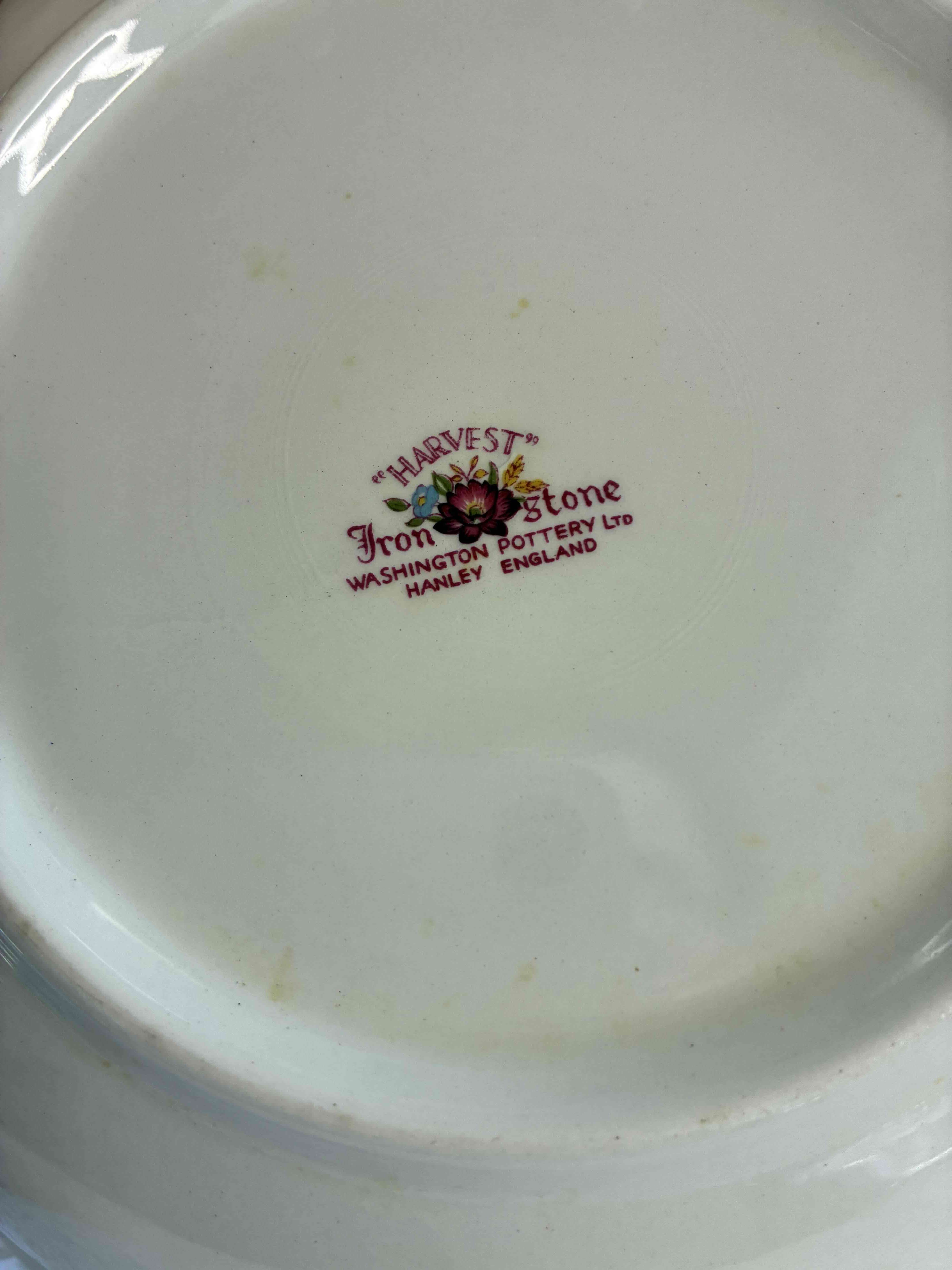 Fuente inglesa de loza irestone - miniatura 3