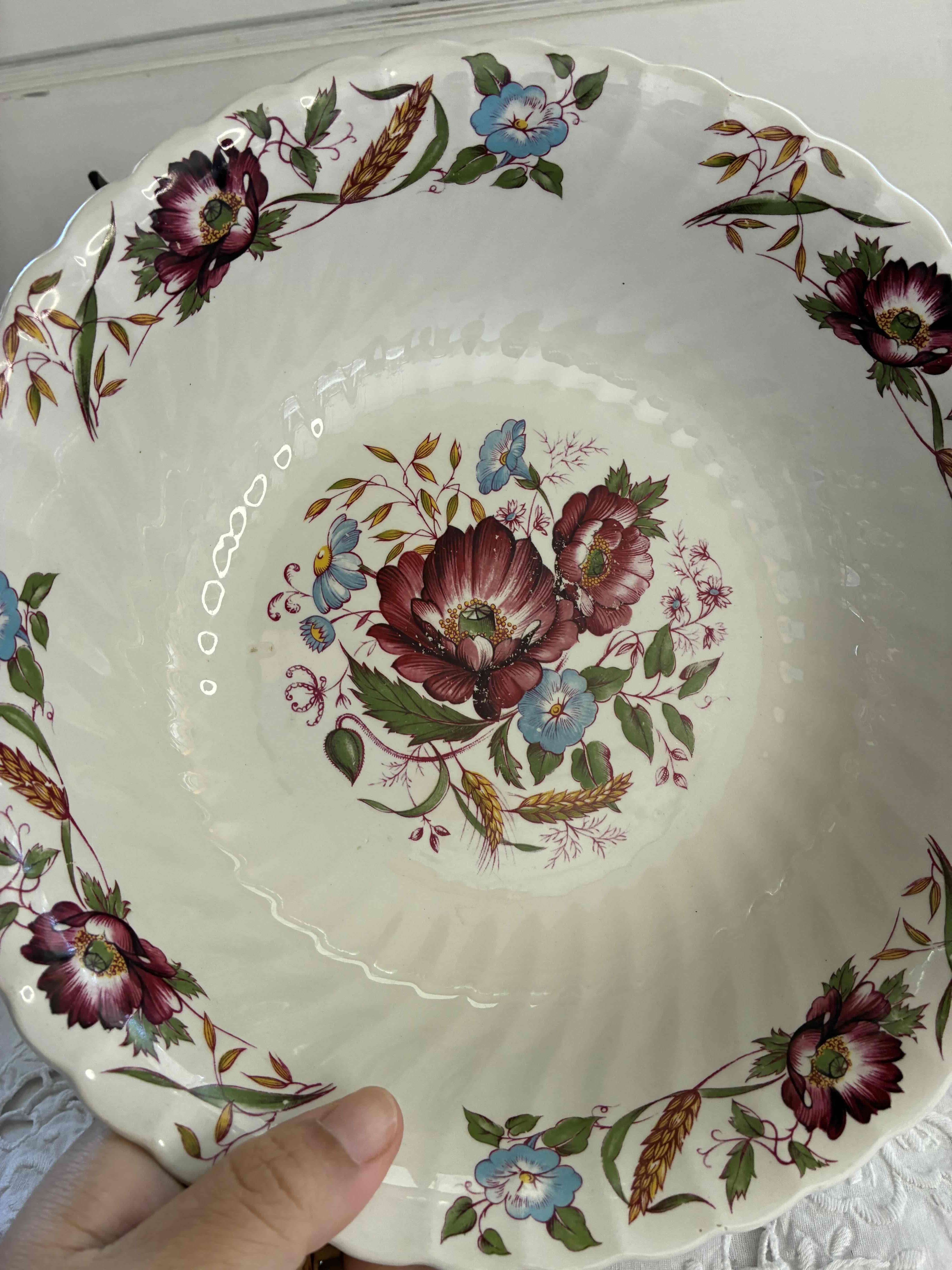 Fuente inglesa de loza irestone - miniatura 5