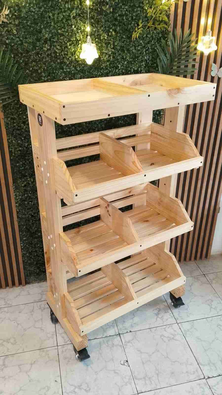 Estante de madera multiusos - miniatura 2