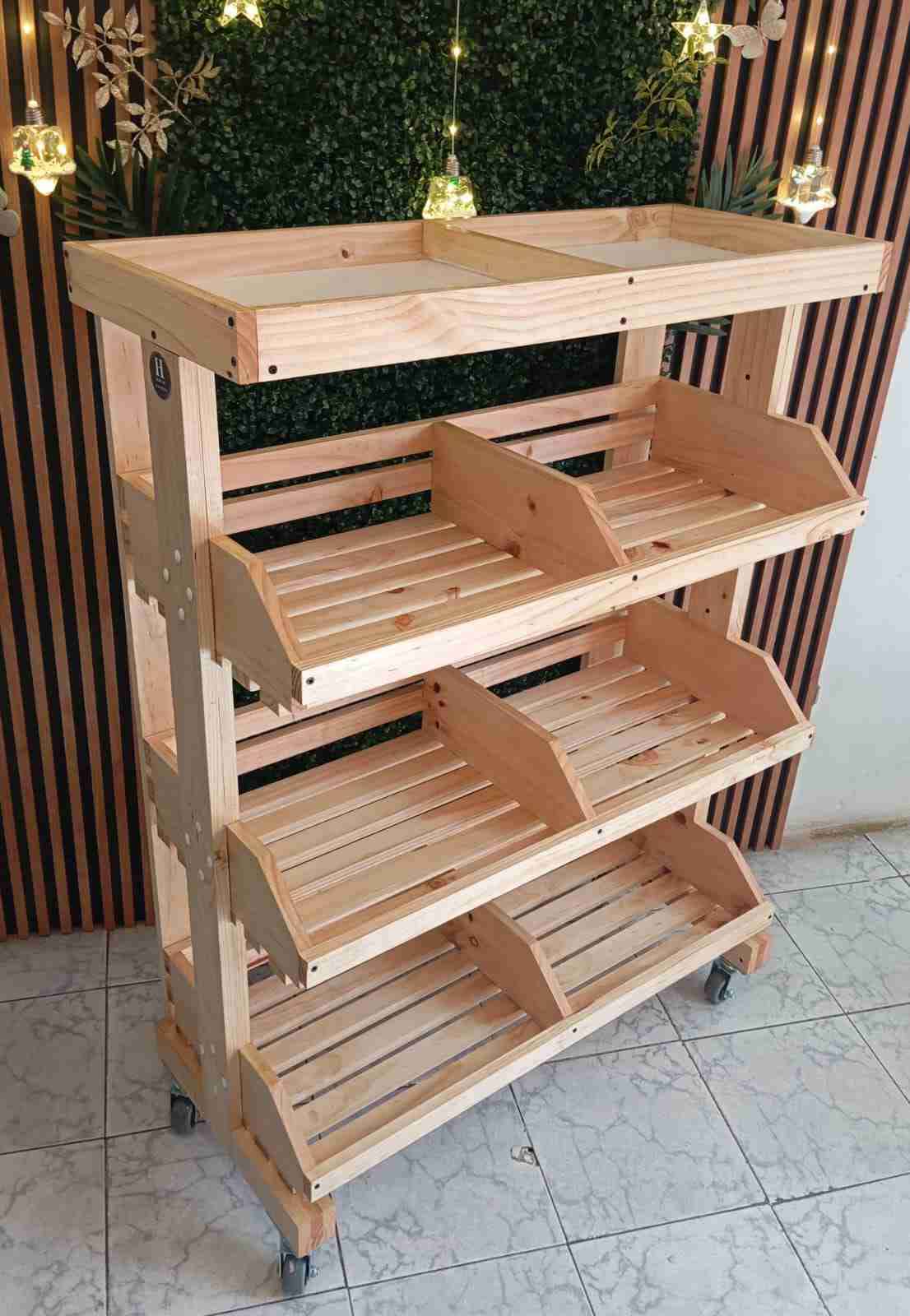 Estante de madera multiusos - miniatura 4