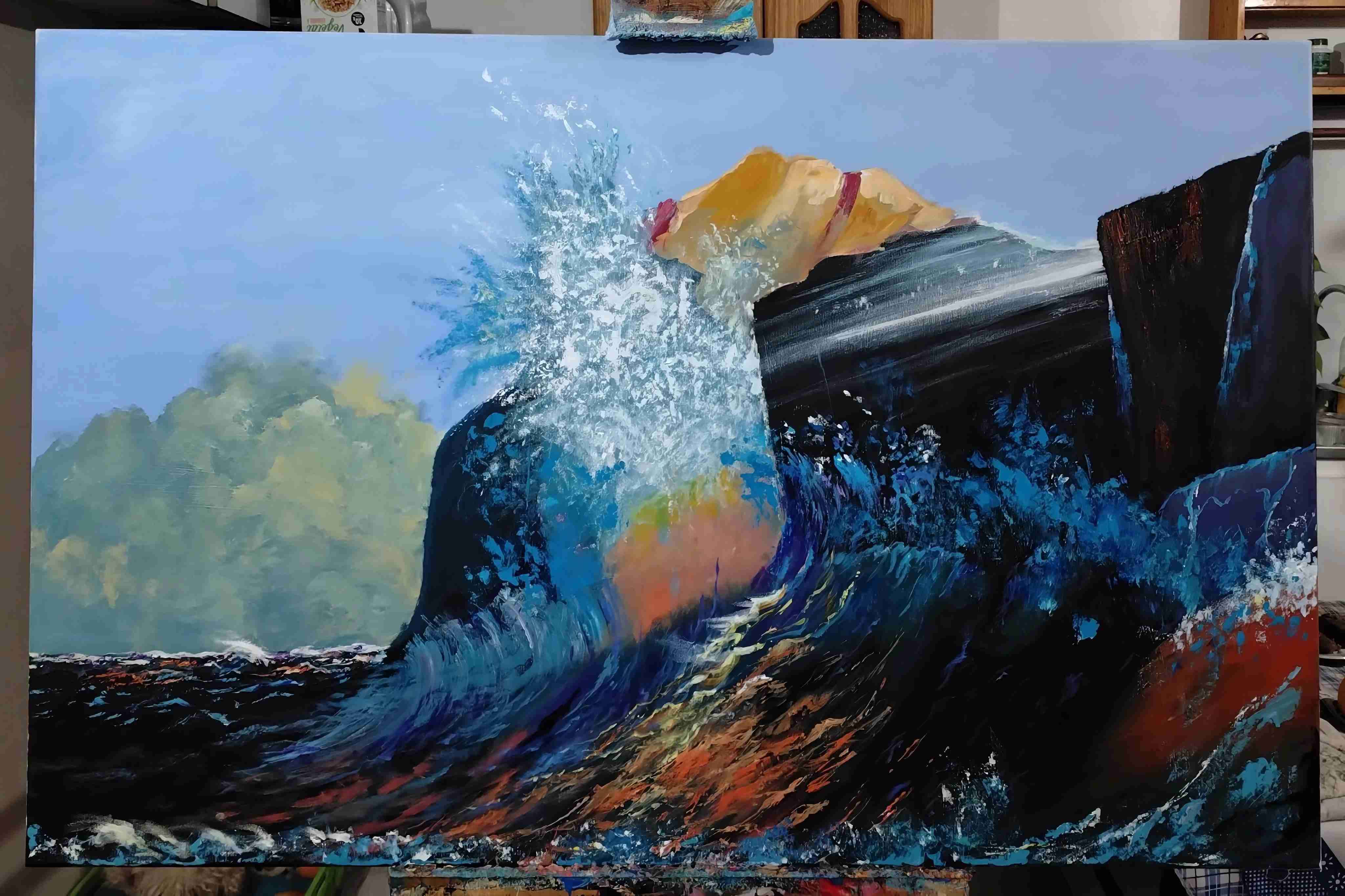 Cuadro acrílico sobre tela