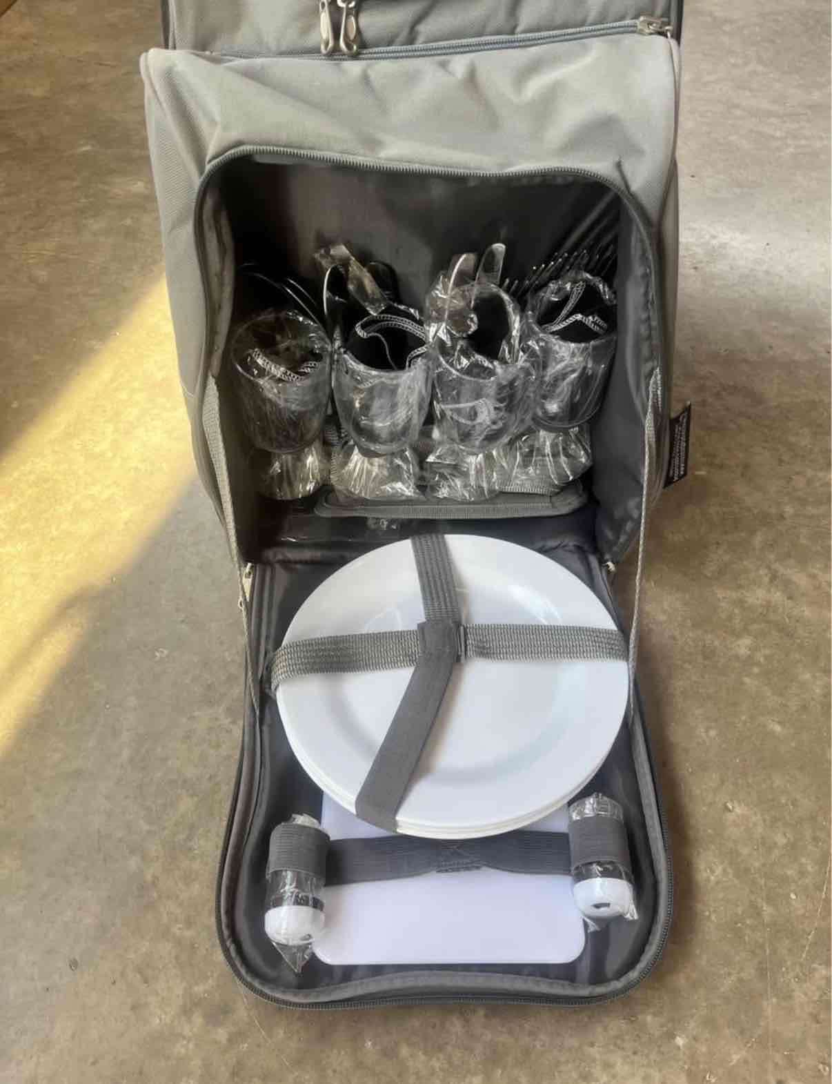 Alforja de bicicleta gris multiusos - miniatura 4