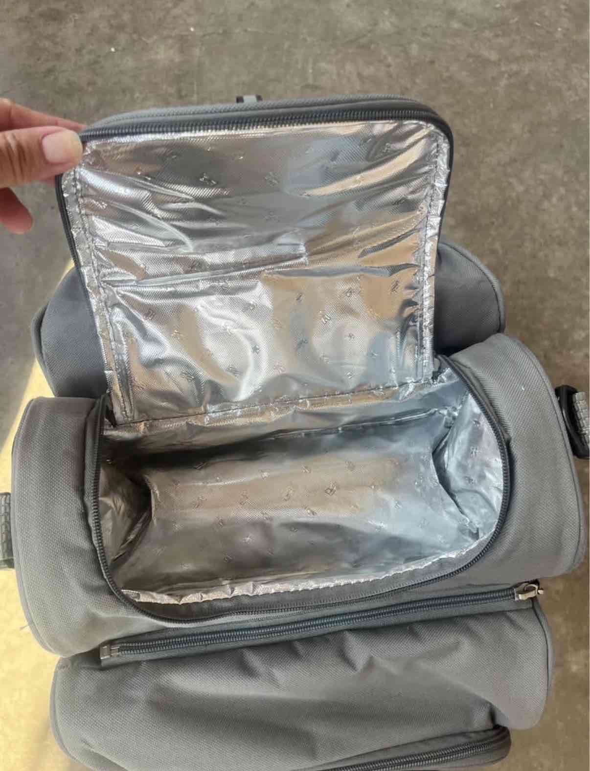 Alforja de bicicleta gris multiusos - miniatura 5