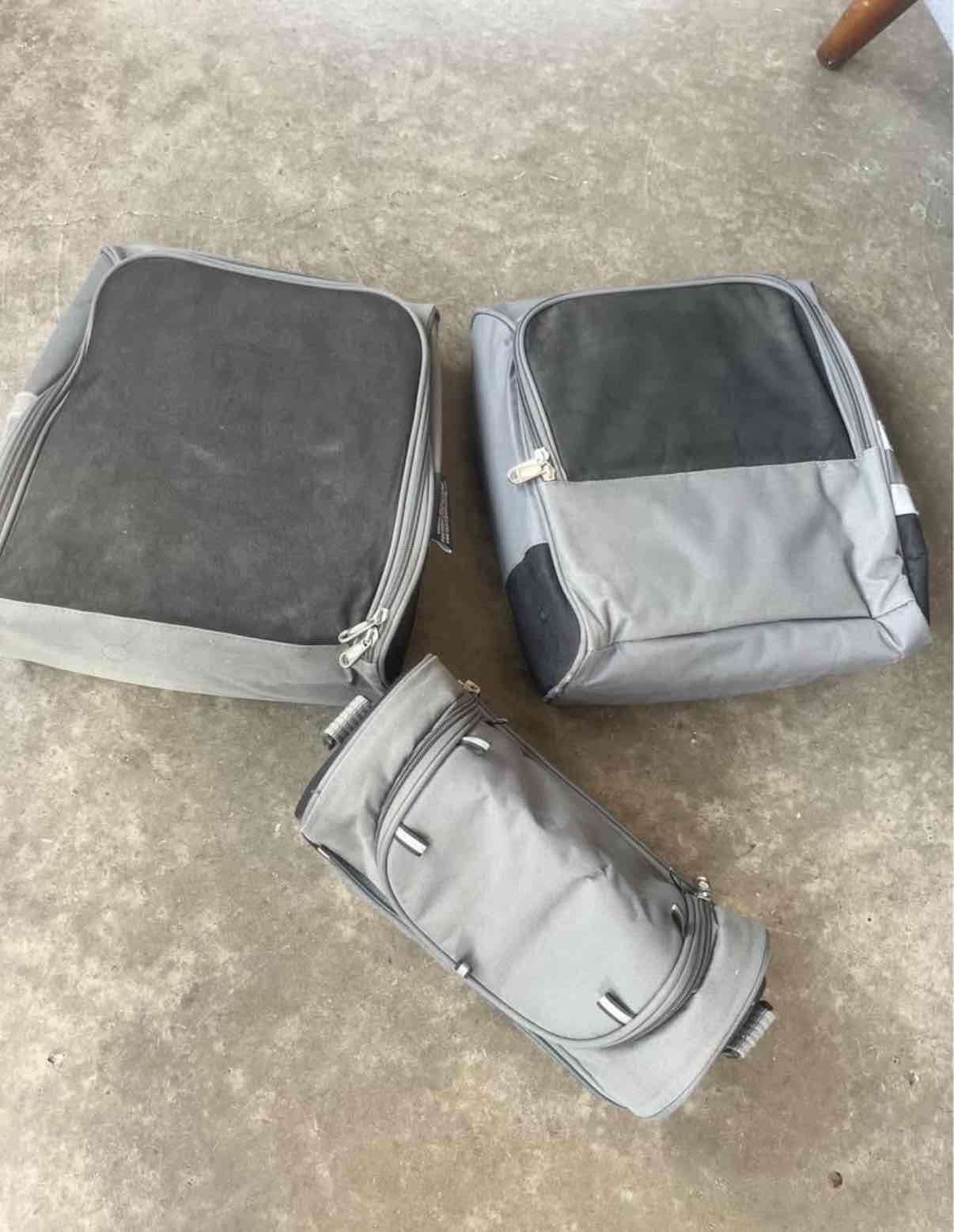 Alforja de bicicleta gris multiusos - miniatura 6