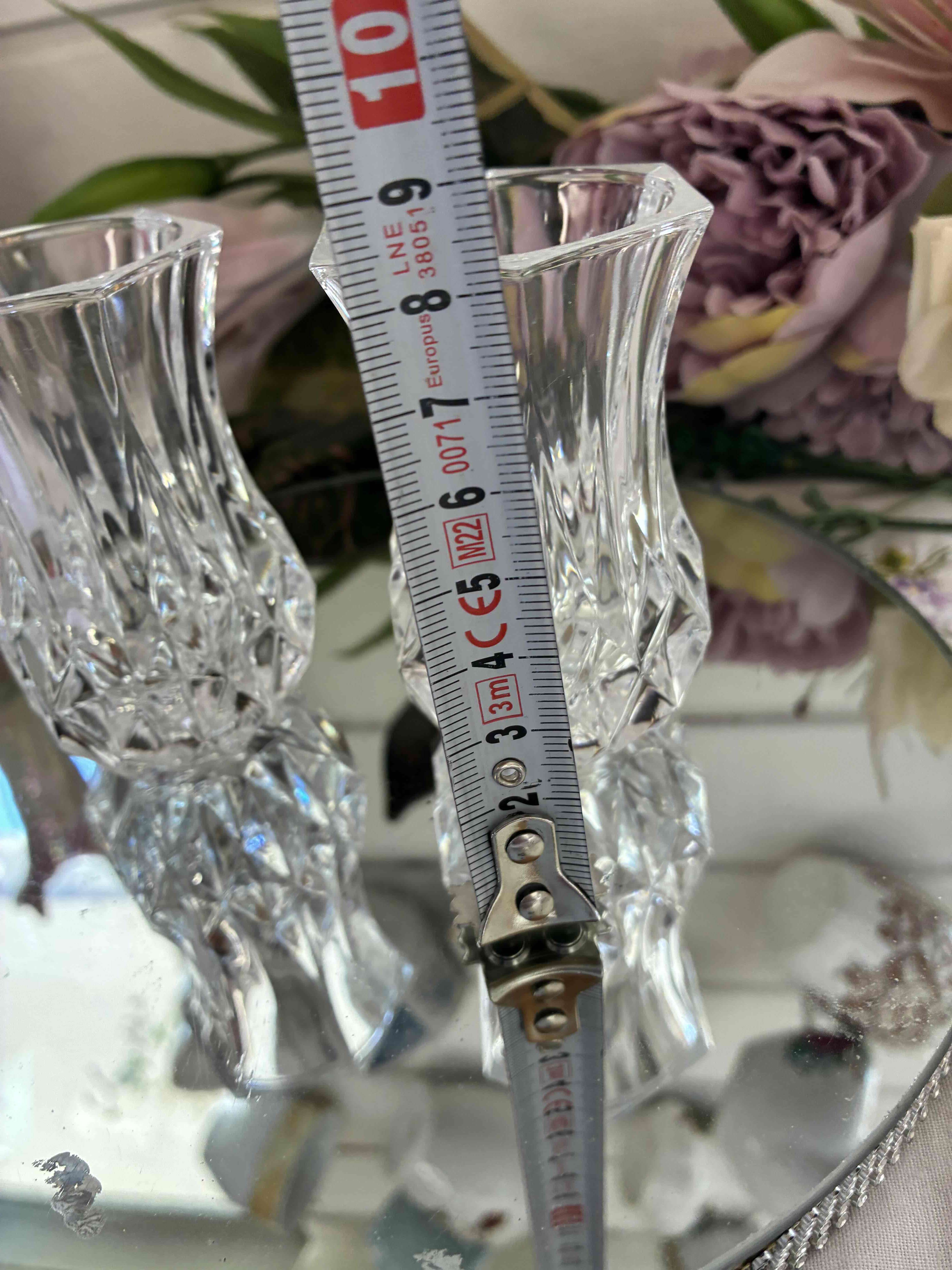 Juego de candelabros cristal d arques - miniatura 2