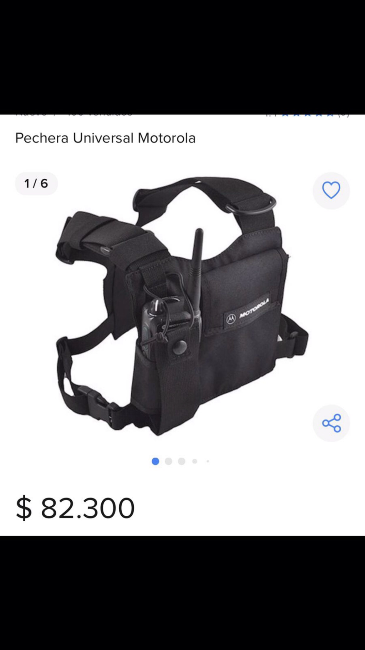 Pechera  Motorola nuevos , se venden cada uno - miniatura 2