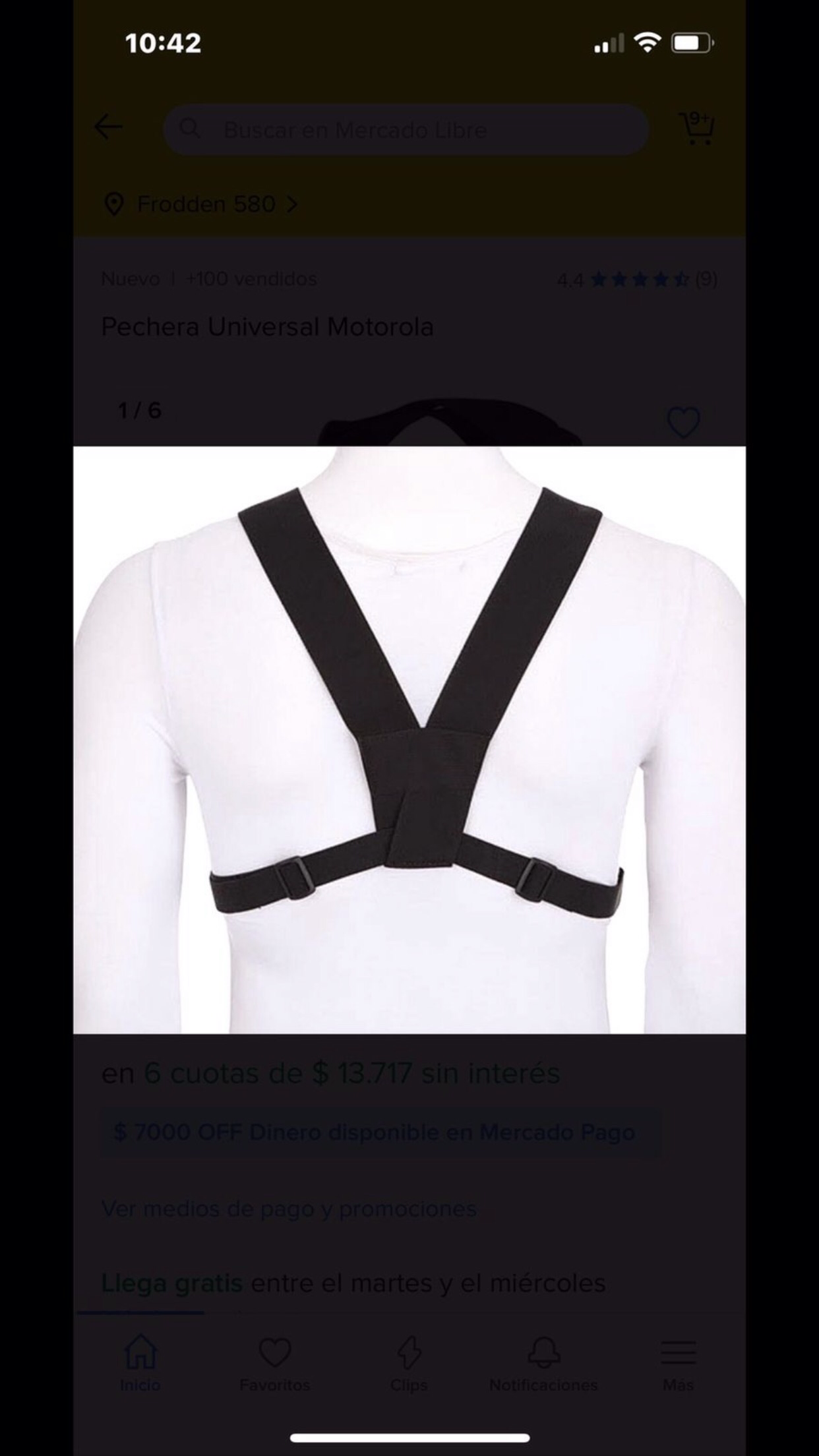 Pechera  Motorola nuevos , se venden cada uno - miniatura 3