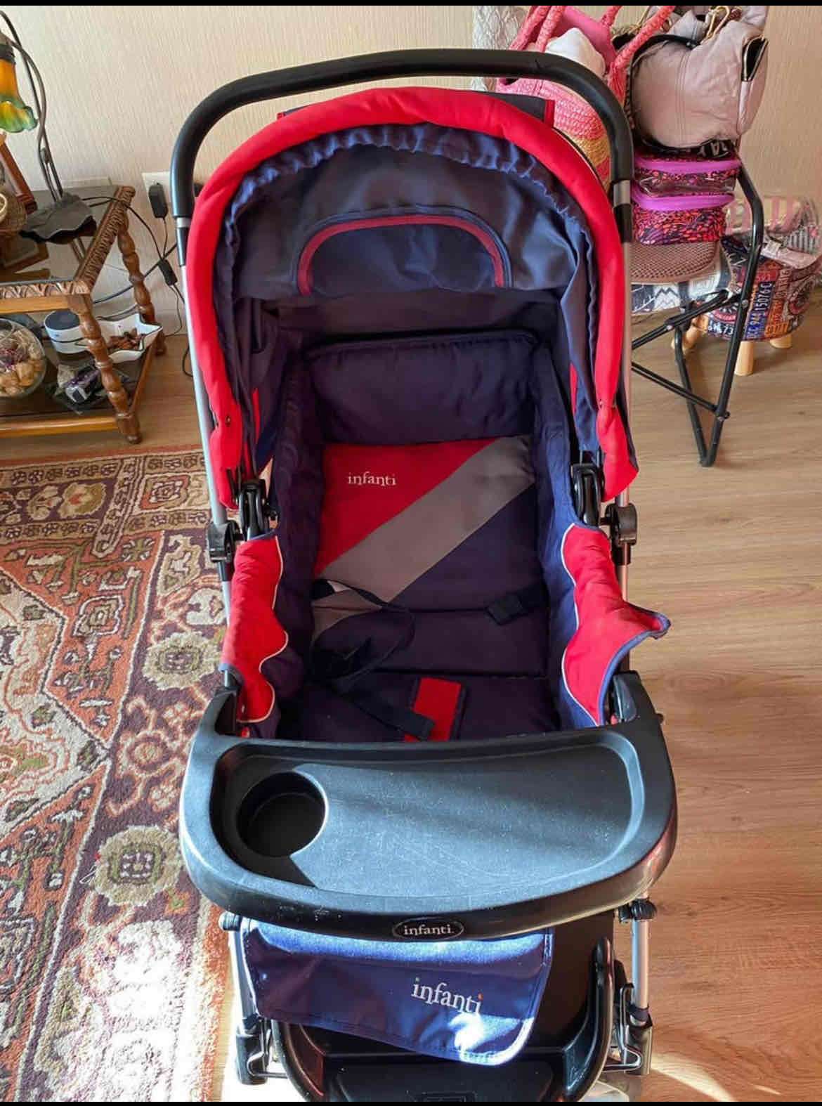 Coche de bebé Infanti azul - miniatura 2