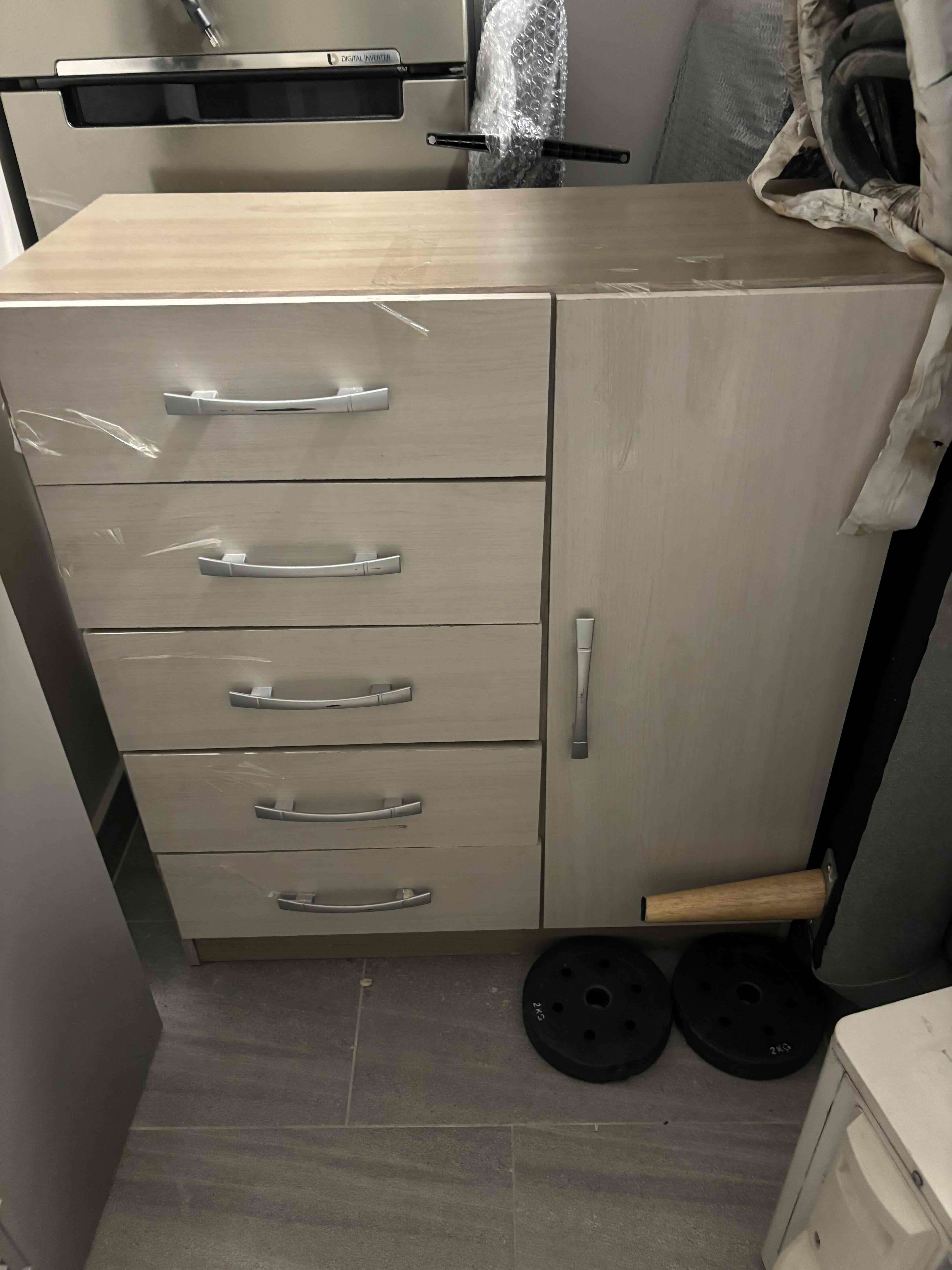 Mueble cajonera madera clara - miniatura 2