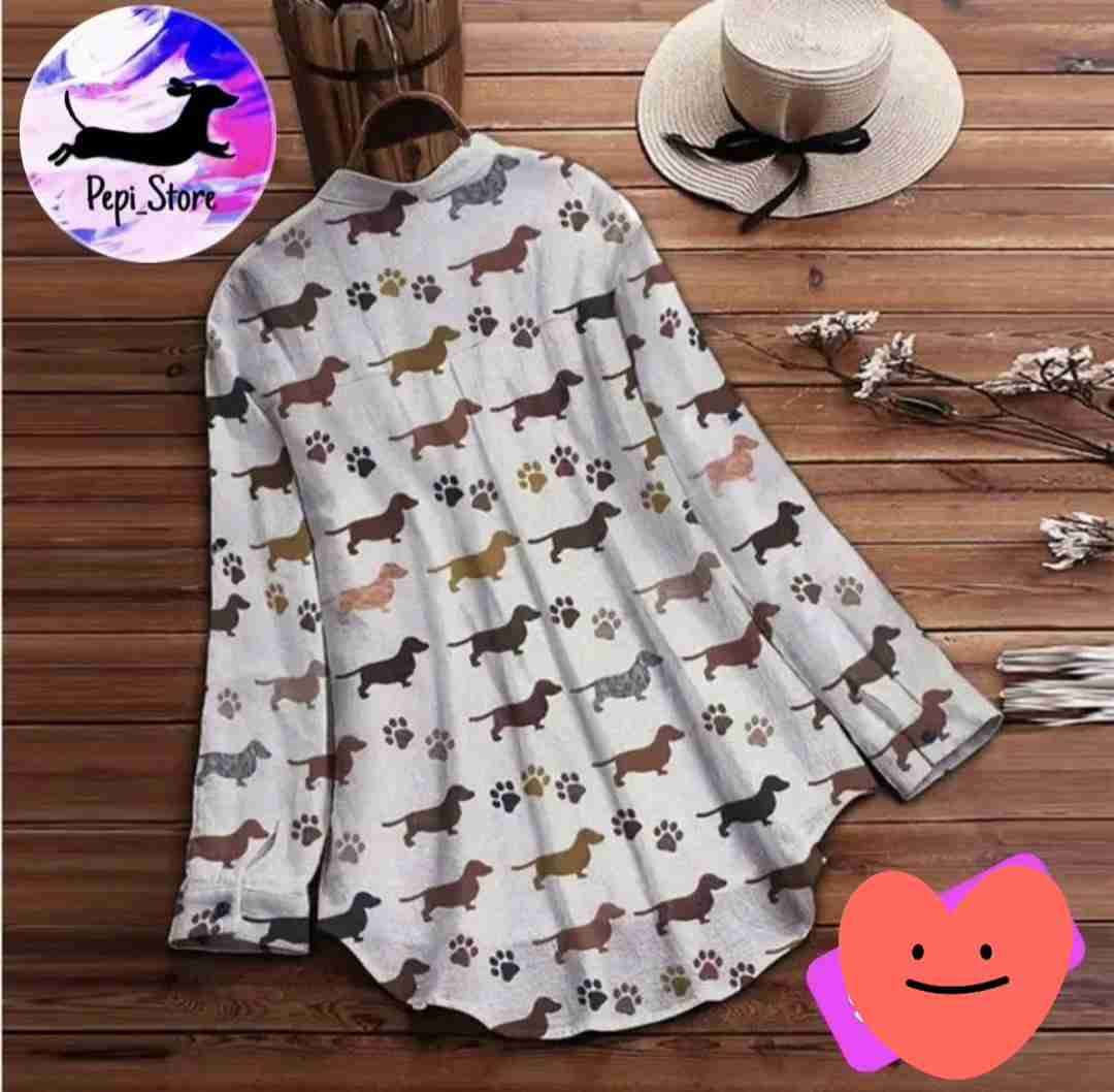 Blusa estampado perritos salchicha