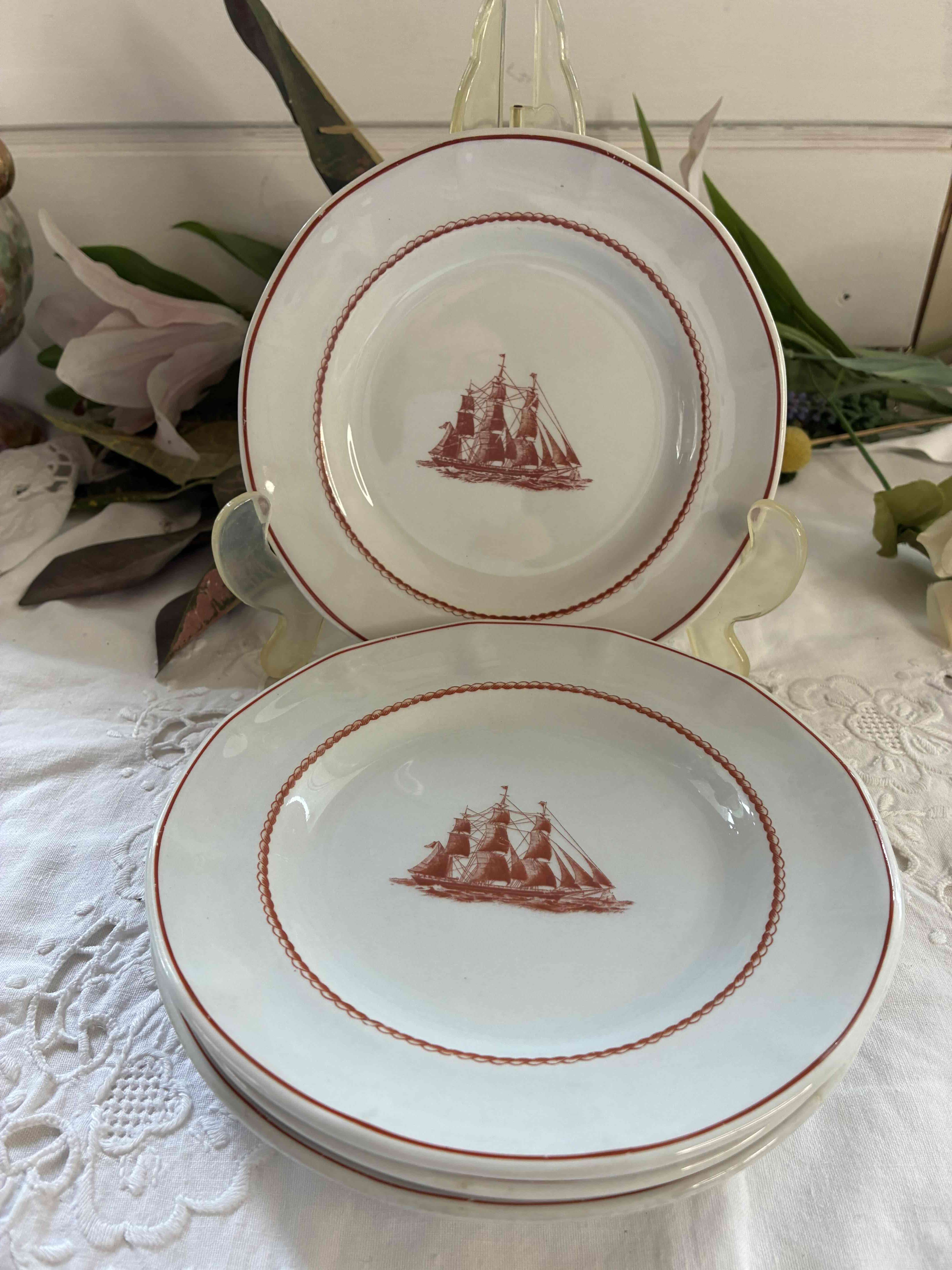 Set de platos náuticos vintage - miniatura 1