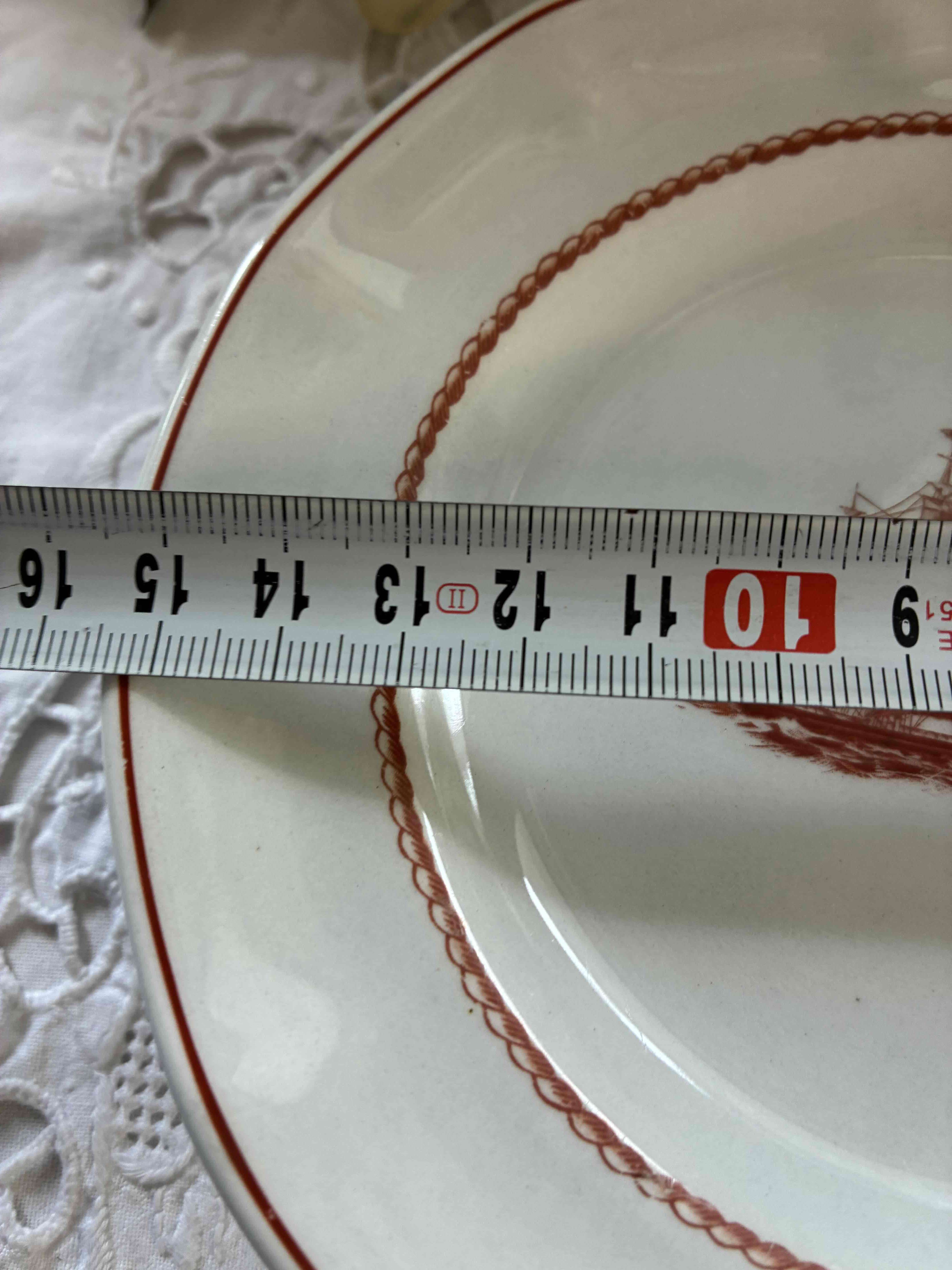 Set de platos náuticos vintage - miniatura 3