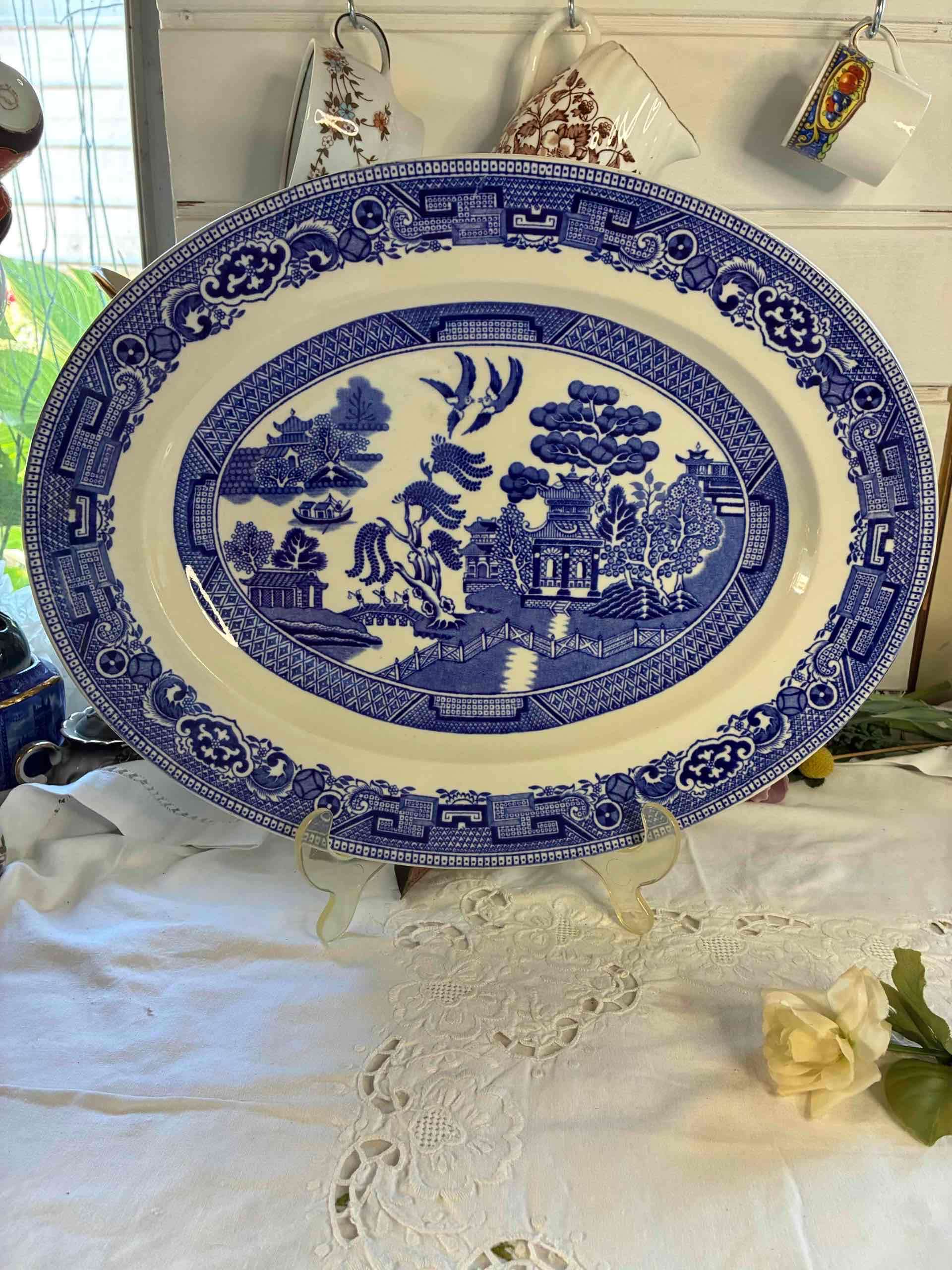 Bandeja de porcelana willow - miniatura 1