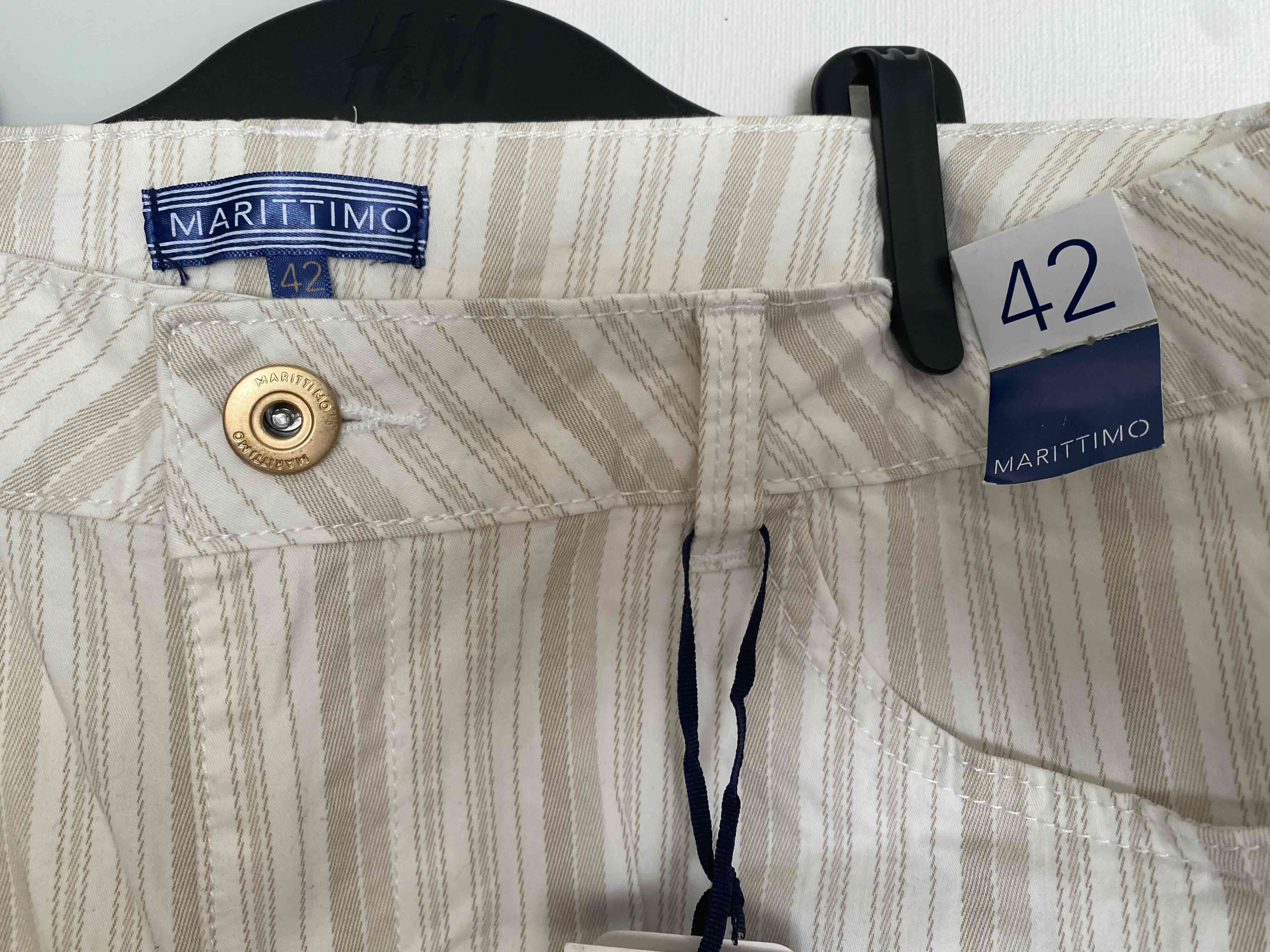 Pantalones a rayas blancos - miniatura 2